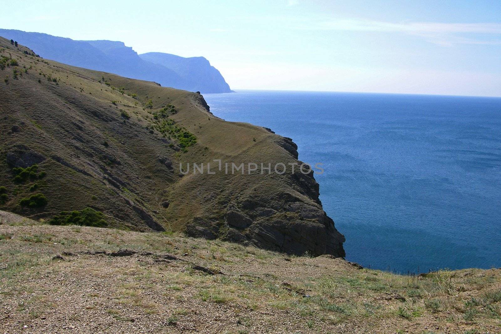 Sea view near Balaklava by Sergieiev