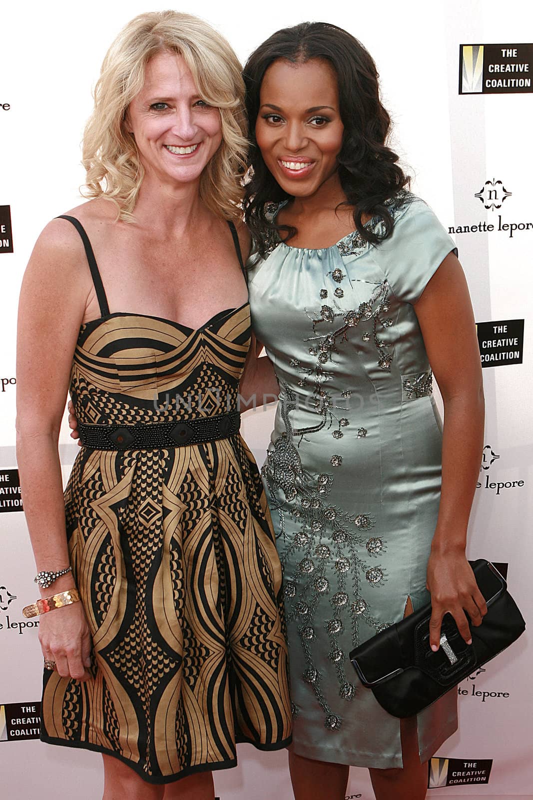 Nanette Lepore and Kerry Washington attends  "Fashion Votes: A Celebration of Fashion and Politics" Hosted by Nanette Lepore and Kerry Washington, on June 16, 2008, at the Nanette Lepore Store, Beverly Hills, CA, USA. Photo Credit Brian Lindensmith. Copyright All Access Photo Agency.