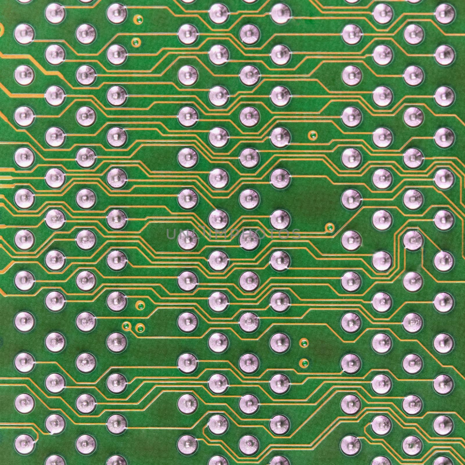Circuit board electronic green square pattern by pzaxe