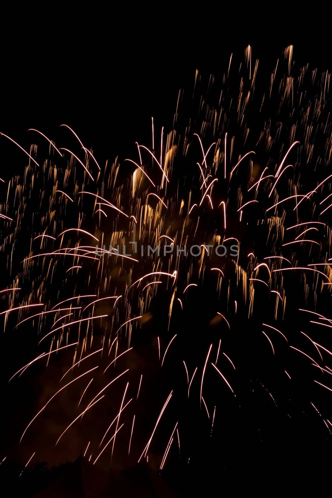 4th of July fireworks over San Jose, California