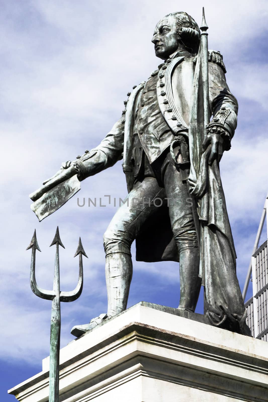 Captain Arthur Phillip Fountain In Public Park, Sydney, Australia