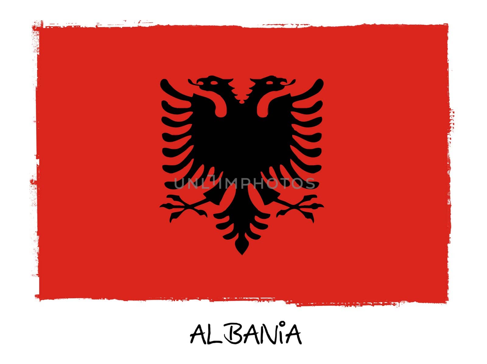 national flag of Albania by vospalej
