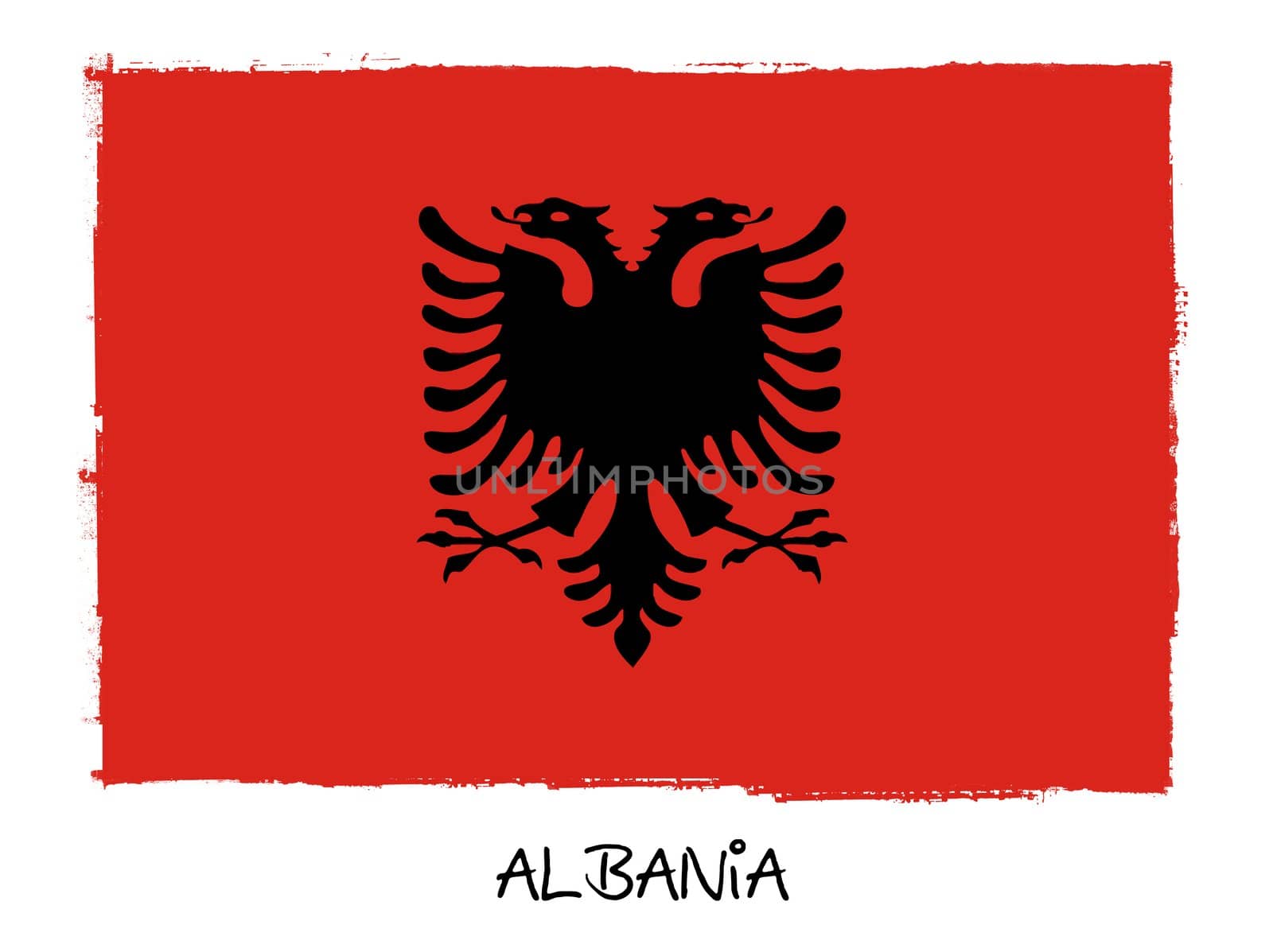 national flag of Albania