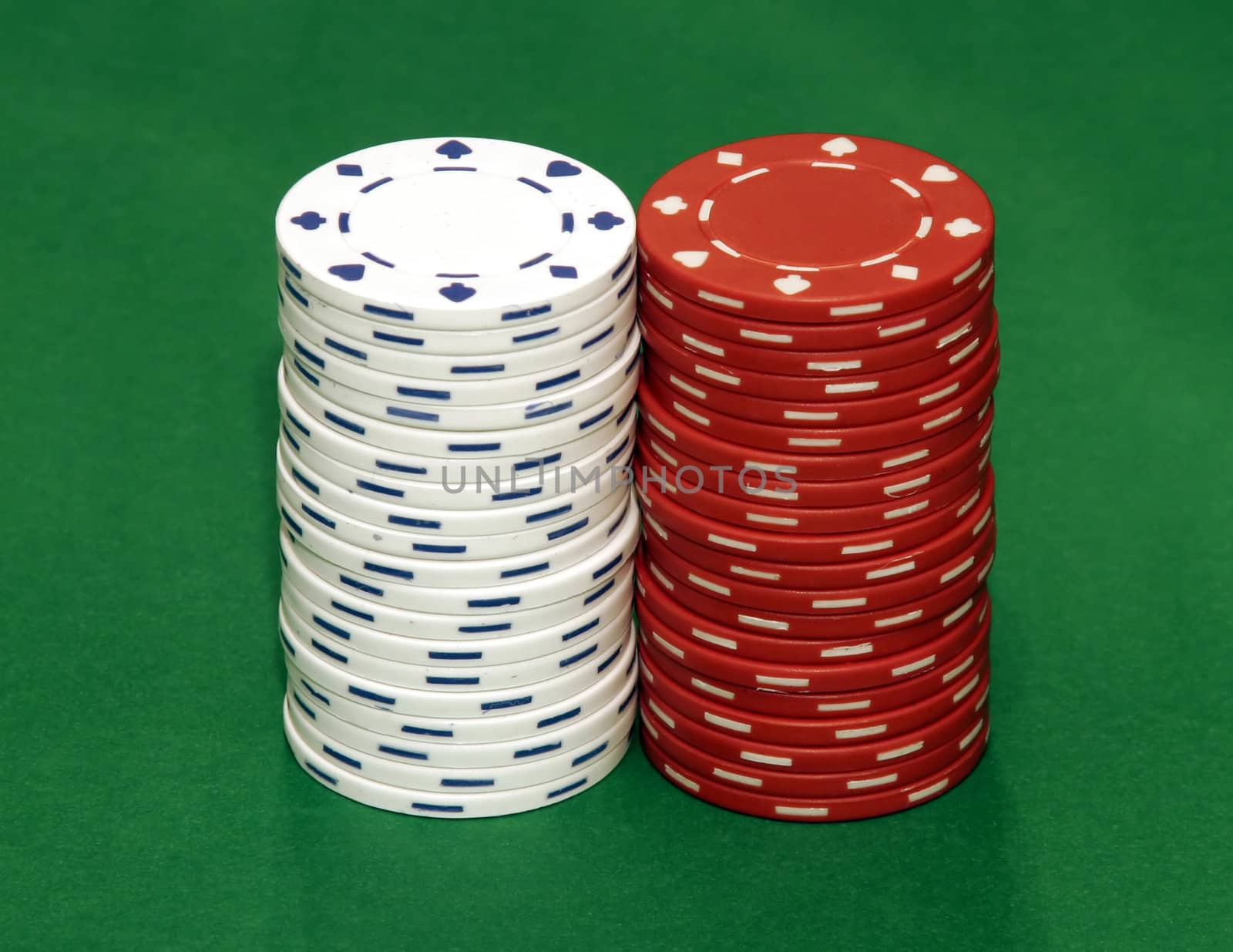 Casino Chips Stacks