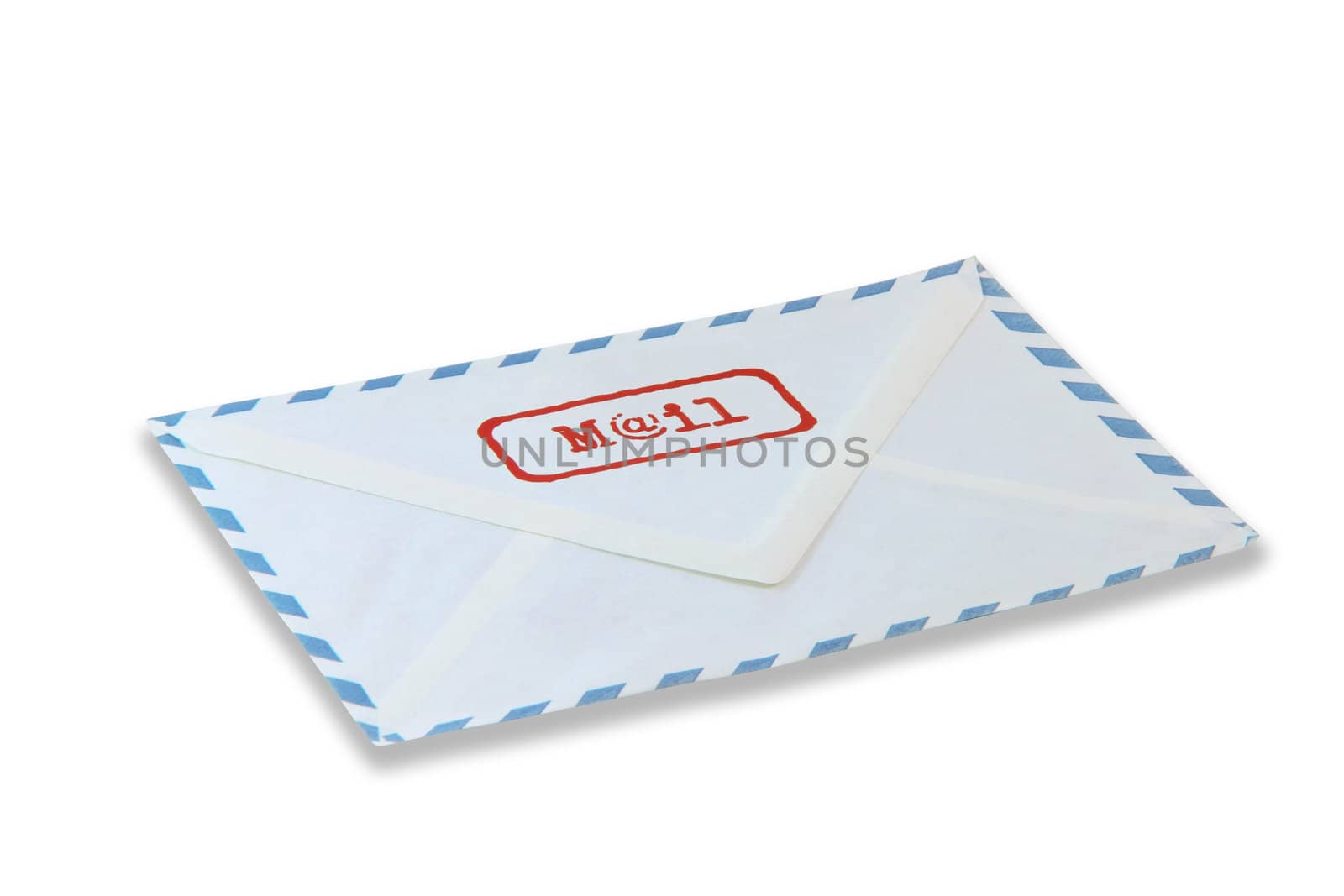 m@il mail message isolated on white background business concepts with clipping path