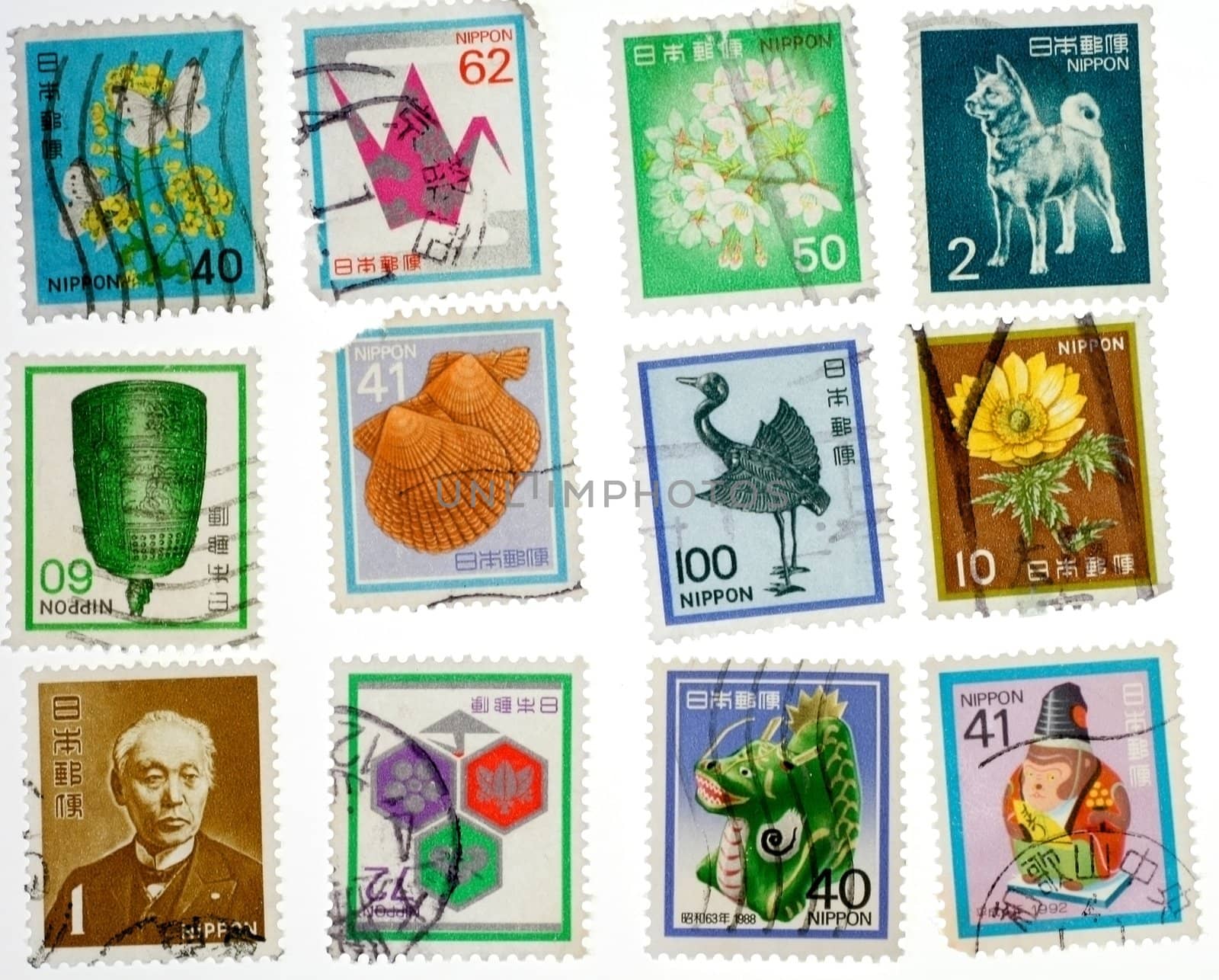 Collectible Use Stamps by sacatani