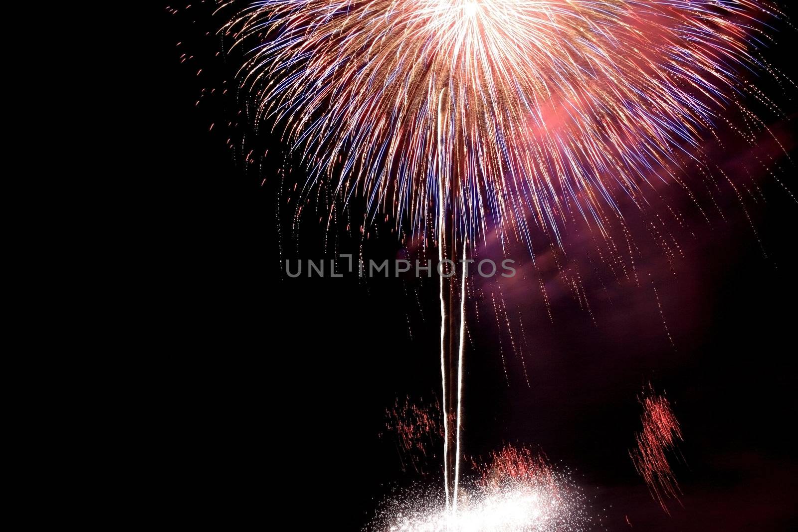 International Fireworks Competition at Han River in Seoul Korea