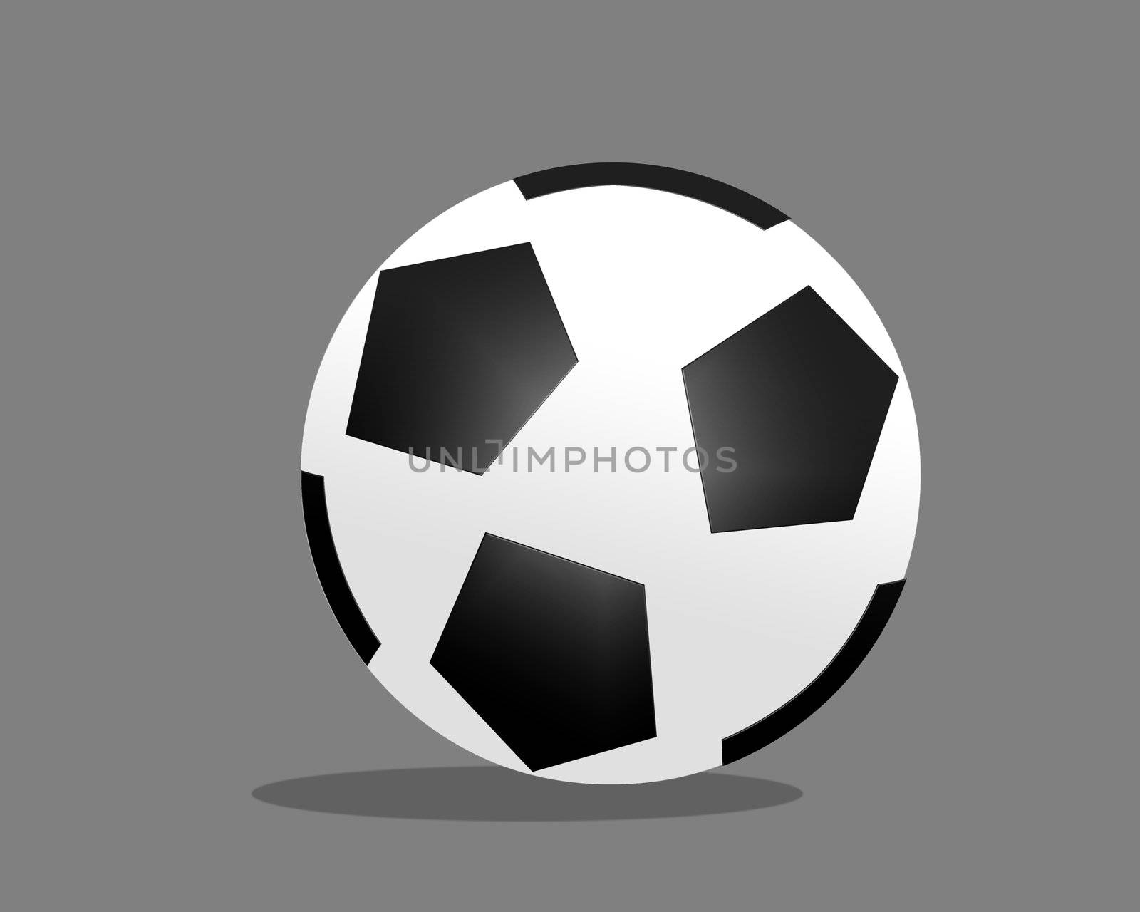 3D Footbal in Digital Format high resolution