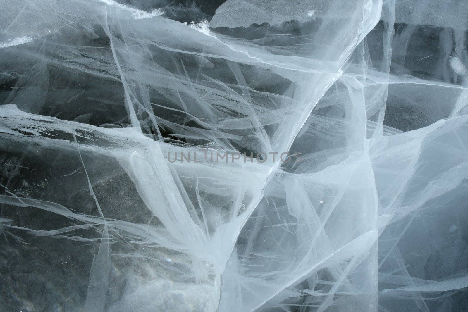 Spooky texture of broken ice by anikasalsera