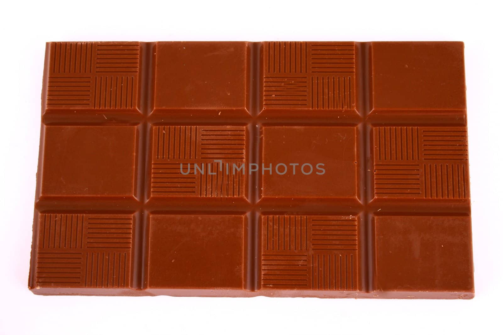 Chocolate isolated on white background brown chocolate