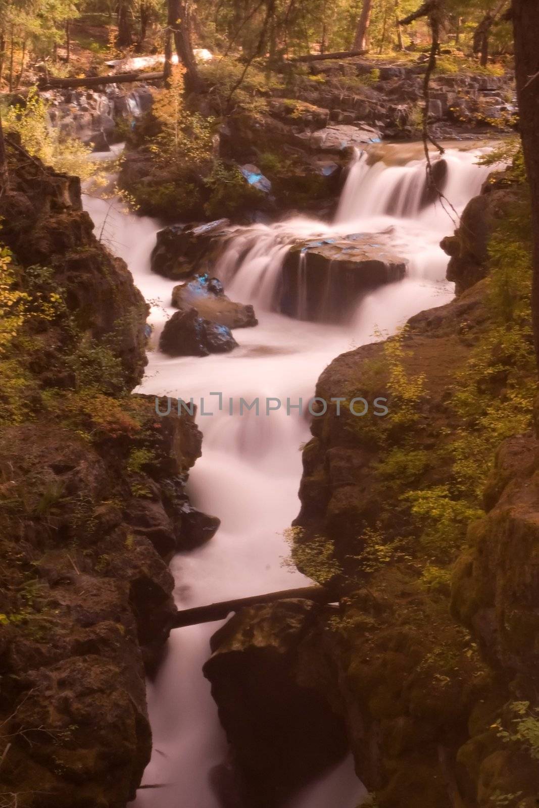 The Rogue River in the southwestern part of the U.S. state of Oregon flows from the Cascade Range to the Pacific Ocean.