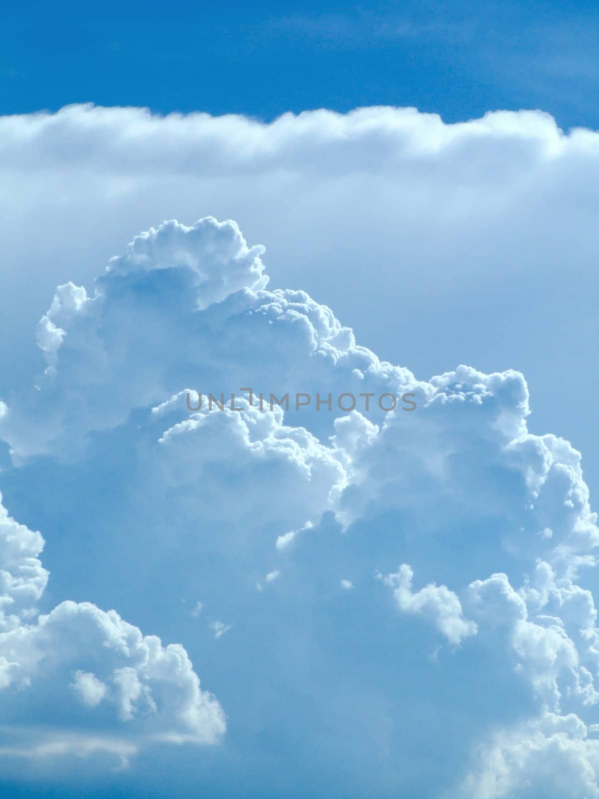 Blue overcast sky