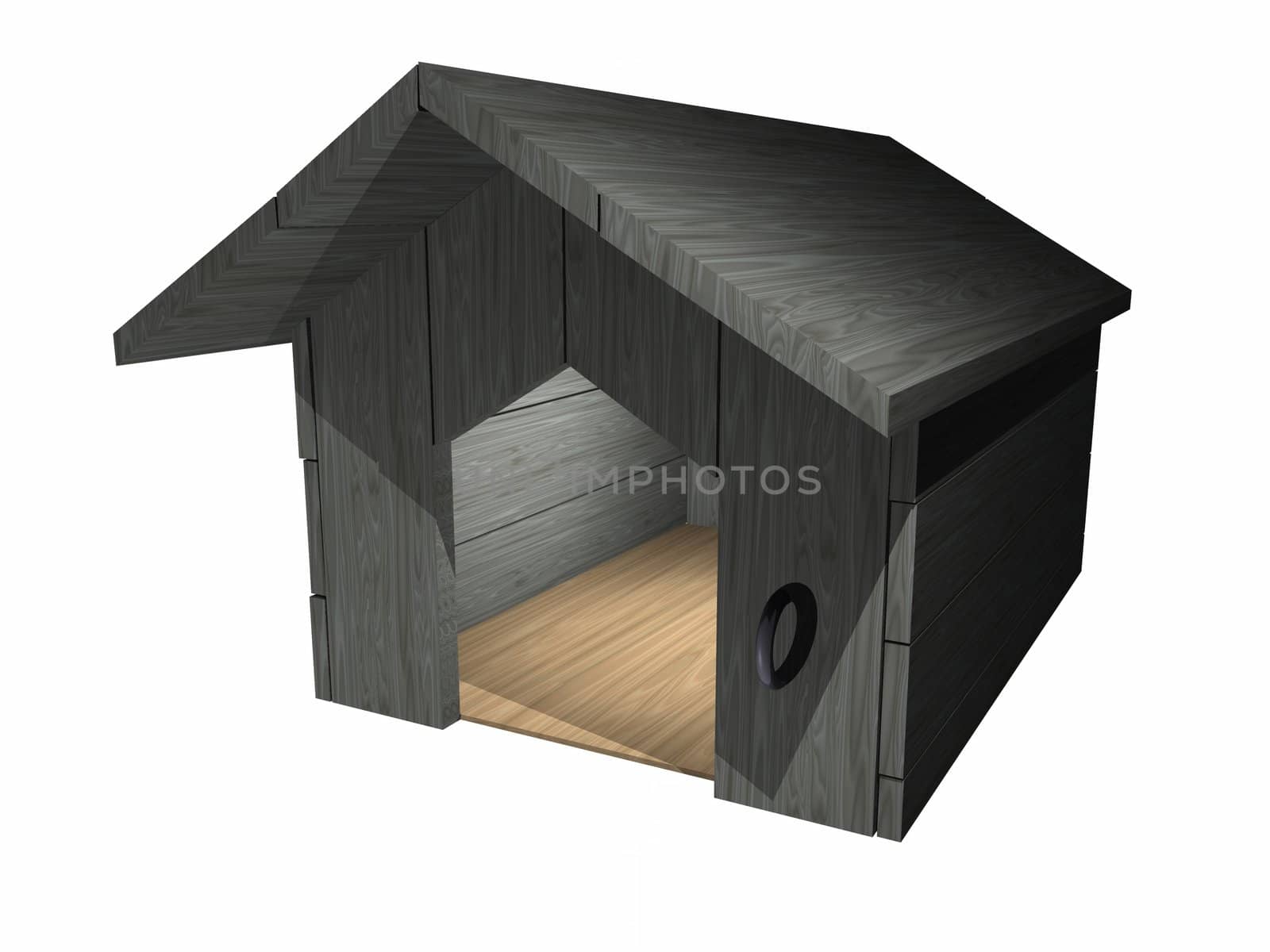 The kennel, illustration, isolated, on white background