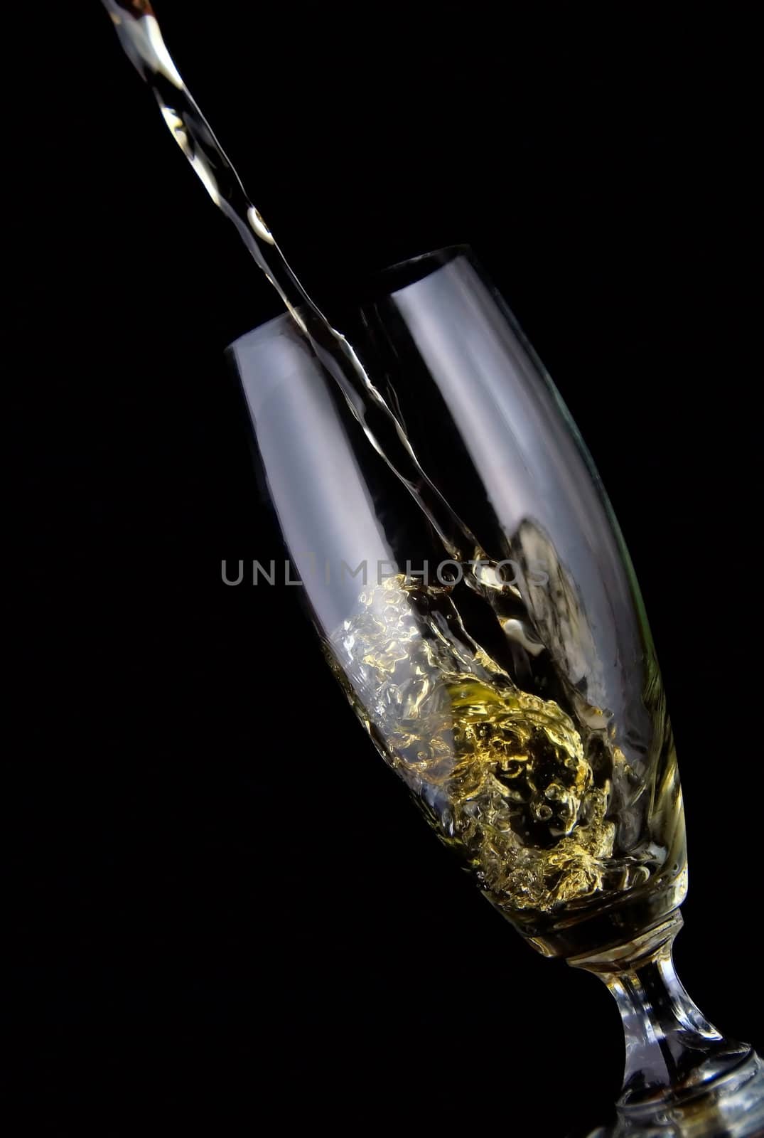 glass of wine poured by anki21