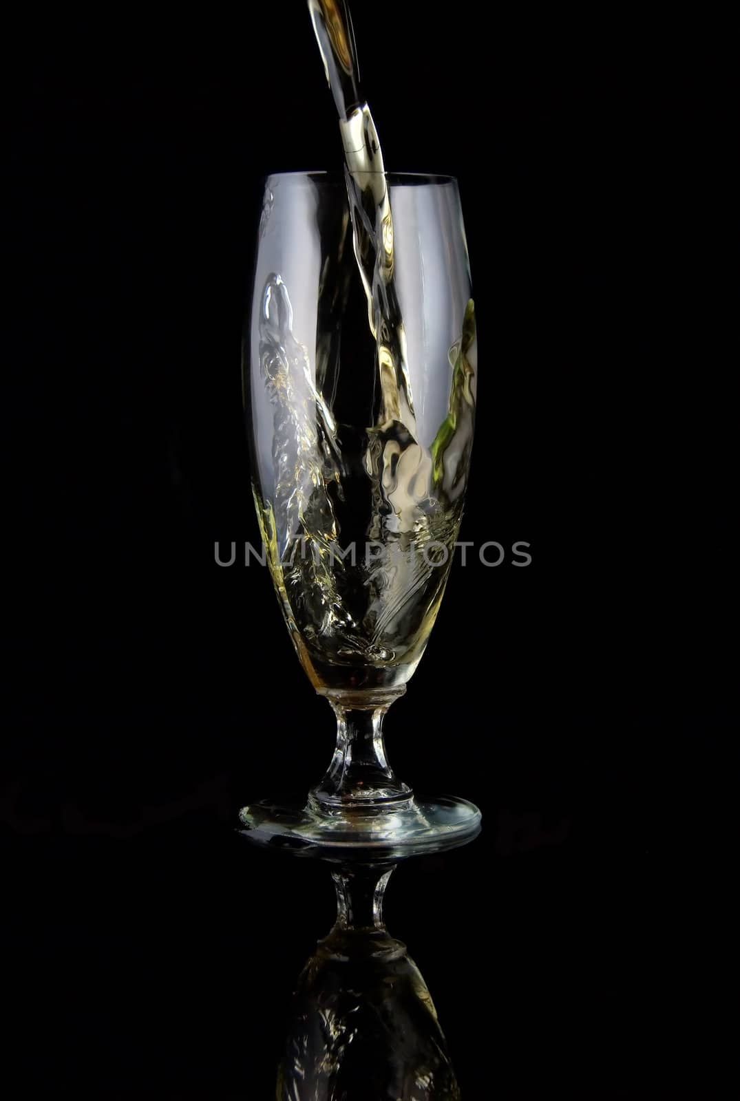 glass of wine poured by anki21