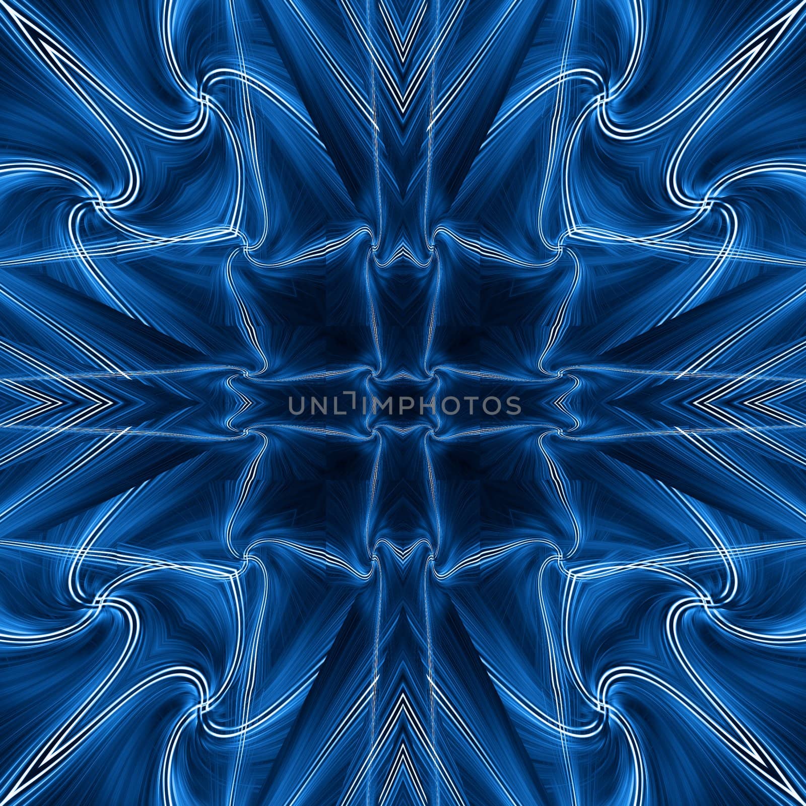 a balck and blue abstract geometrical pattern illustration