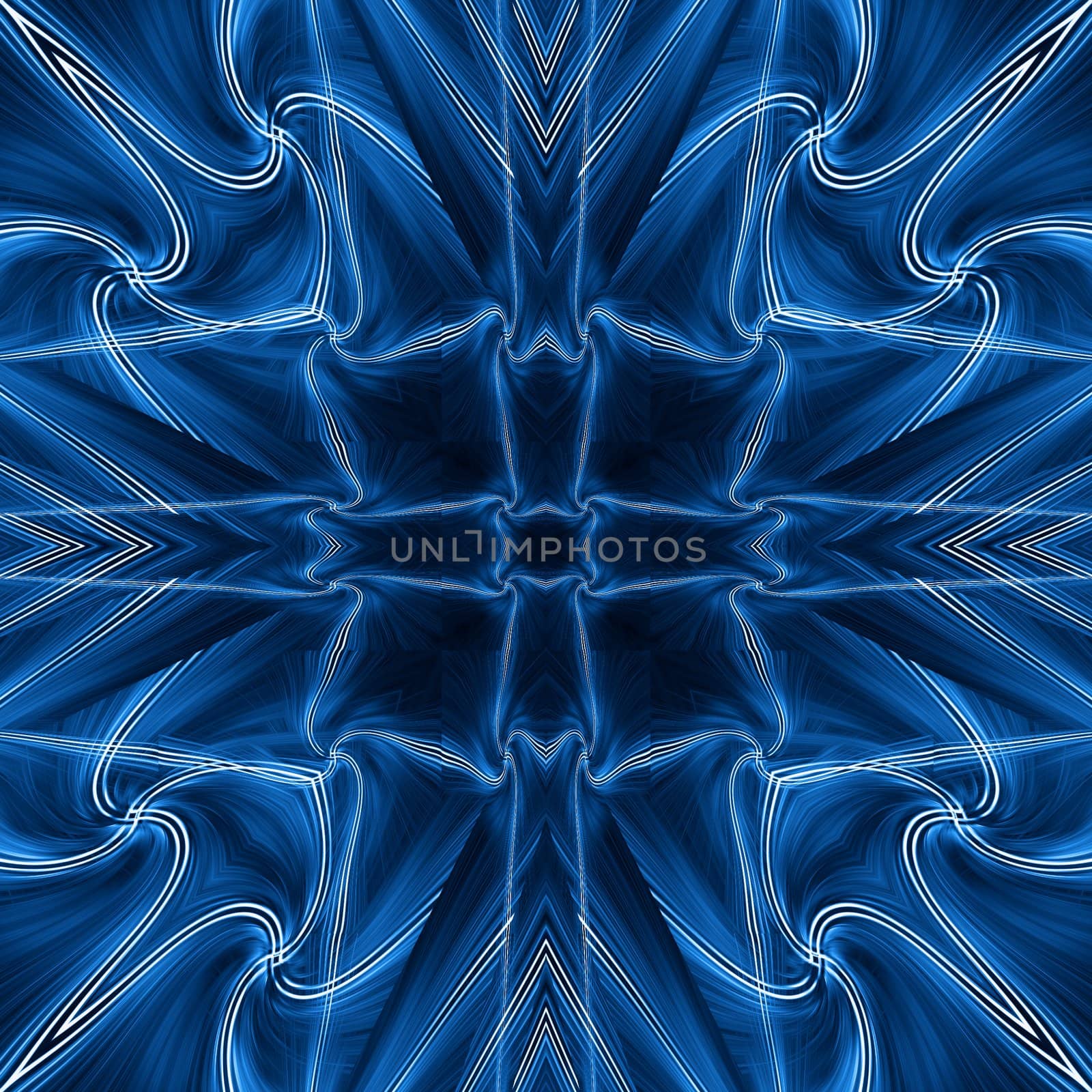 a balck and blue abstract geometrical pattern illustration