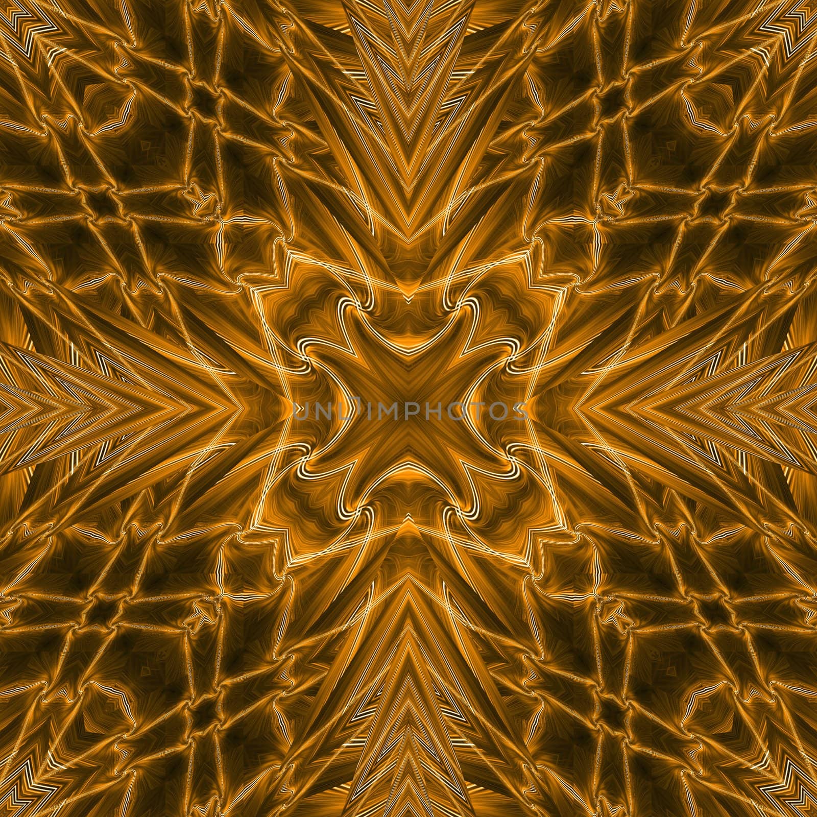 a black and orange abstract geometrical pattern illustration