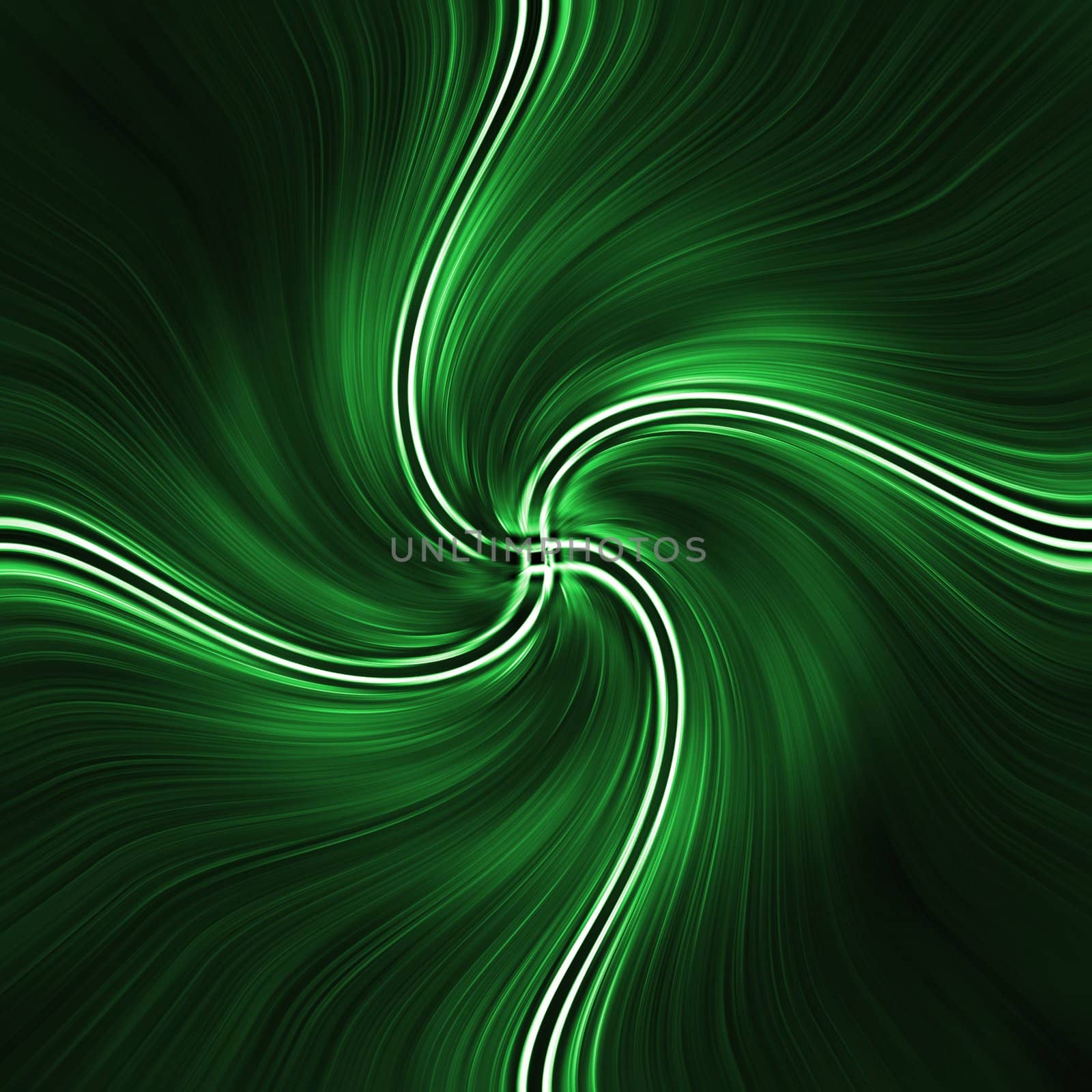 an black and green abstract swirl pattern illustration