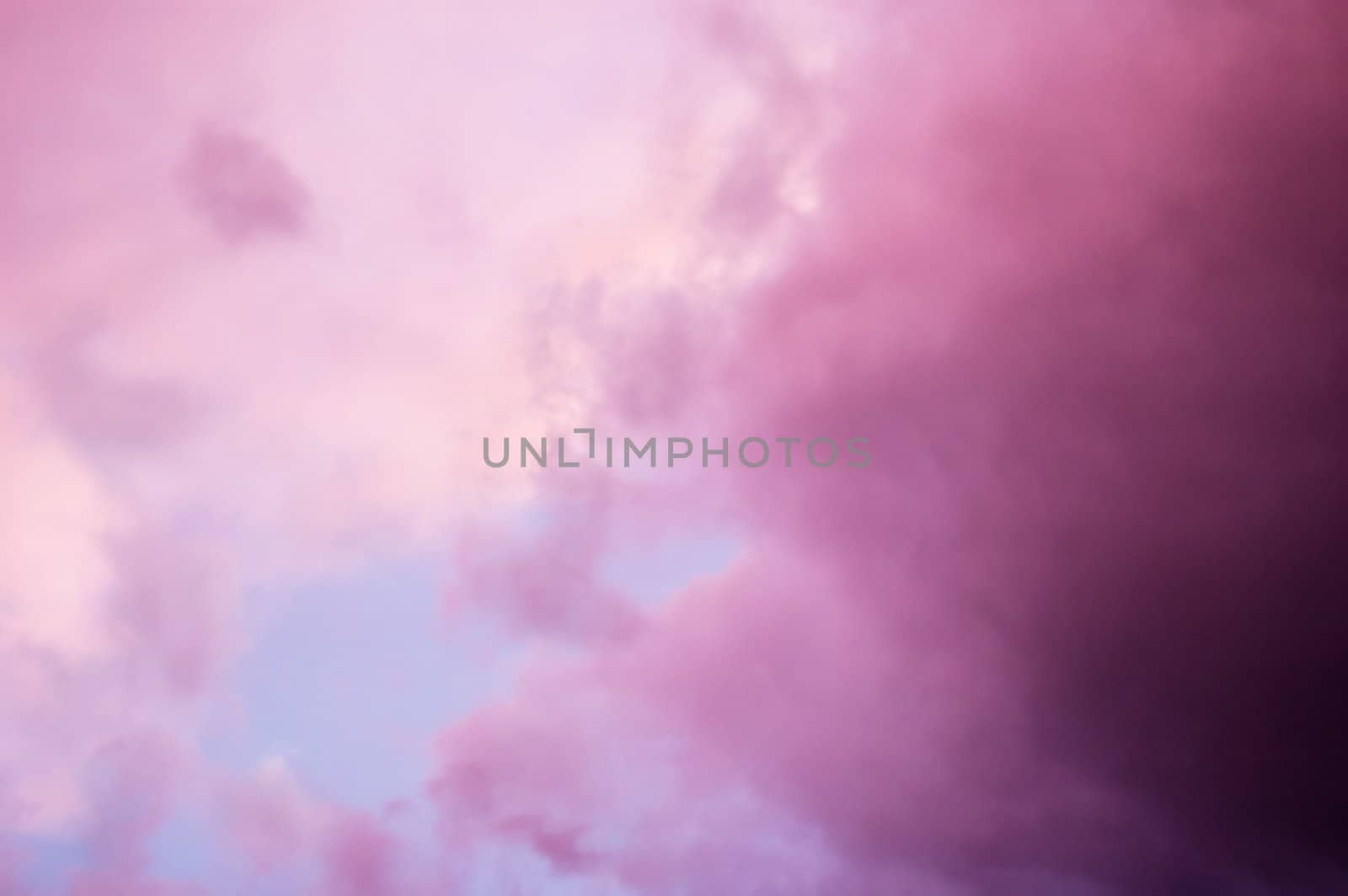 Dramatic pink clouds  by sil