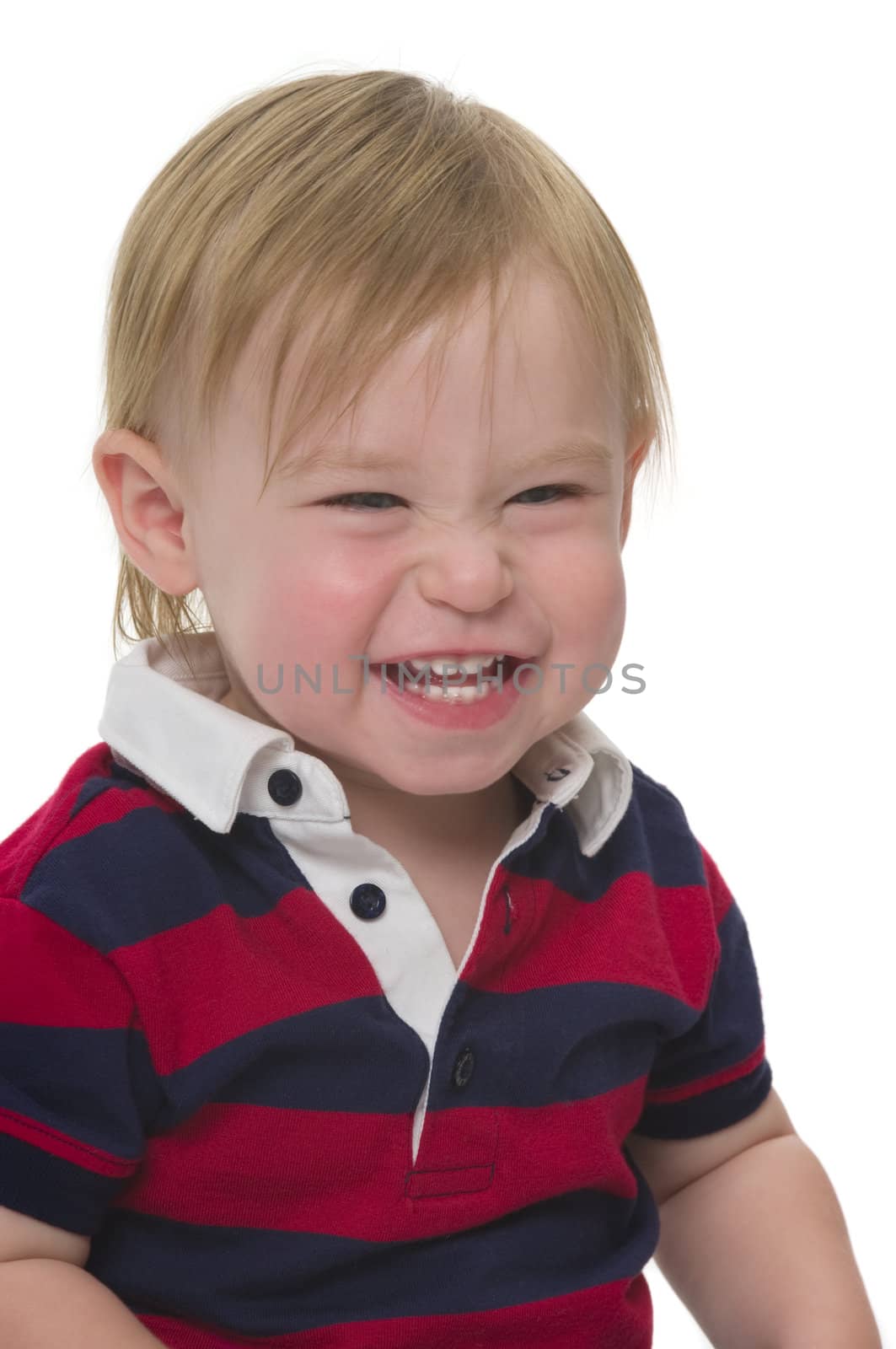 Very cute baby boy laughing
