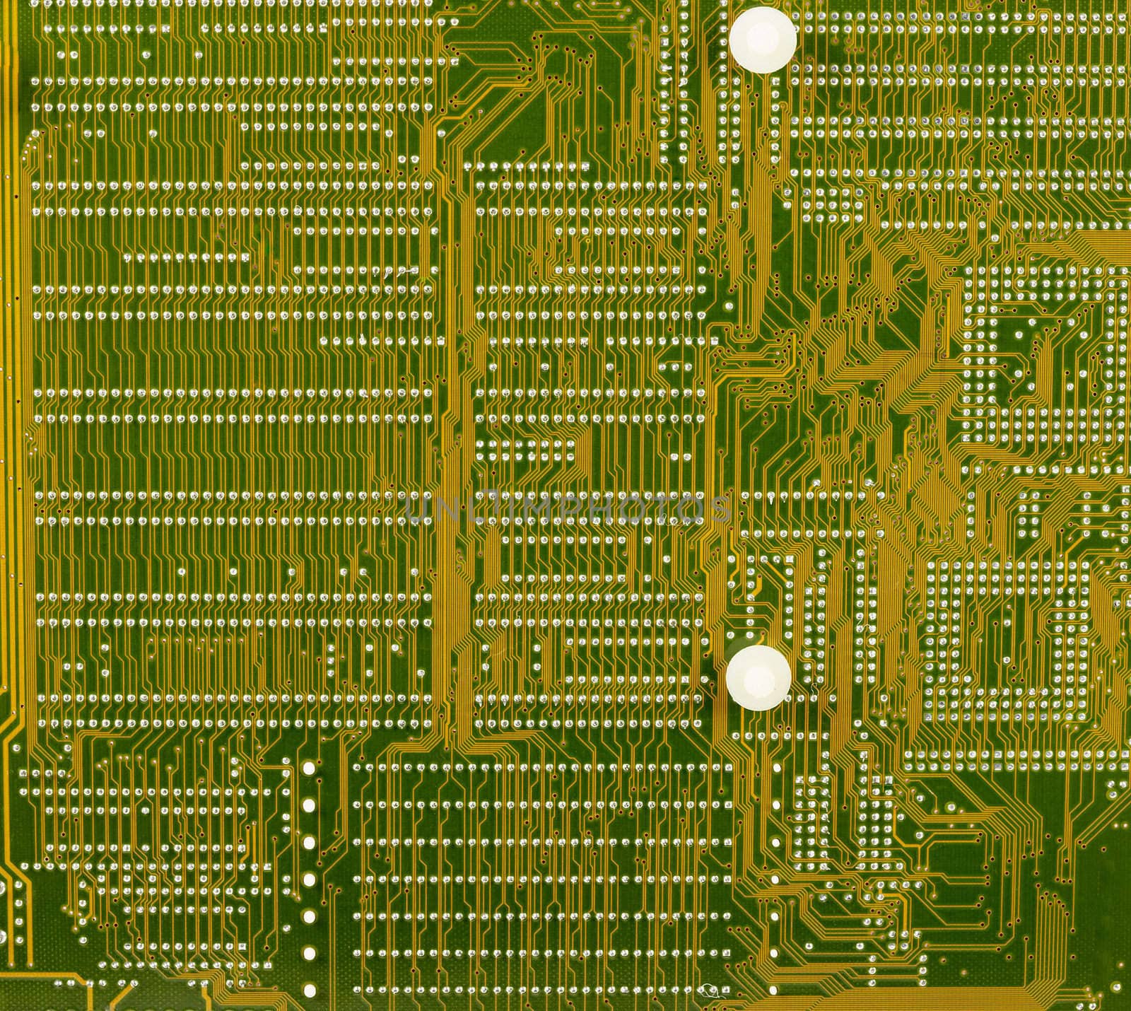 The circuit board green high technological background
