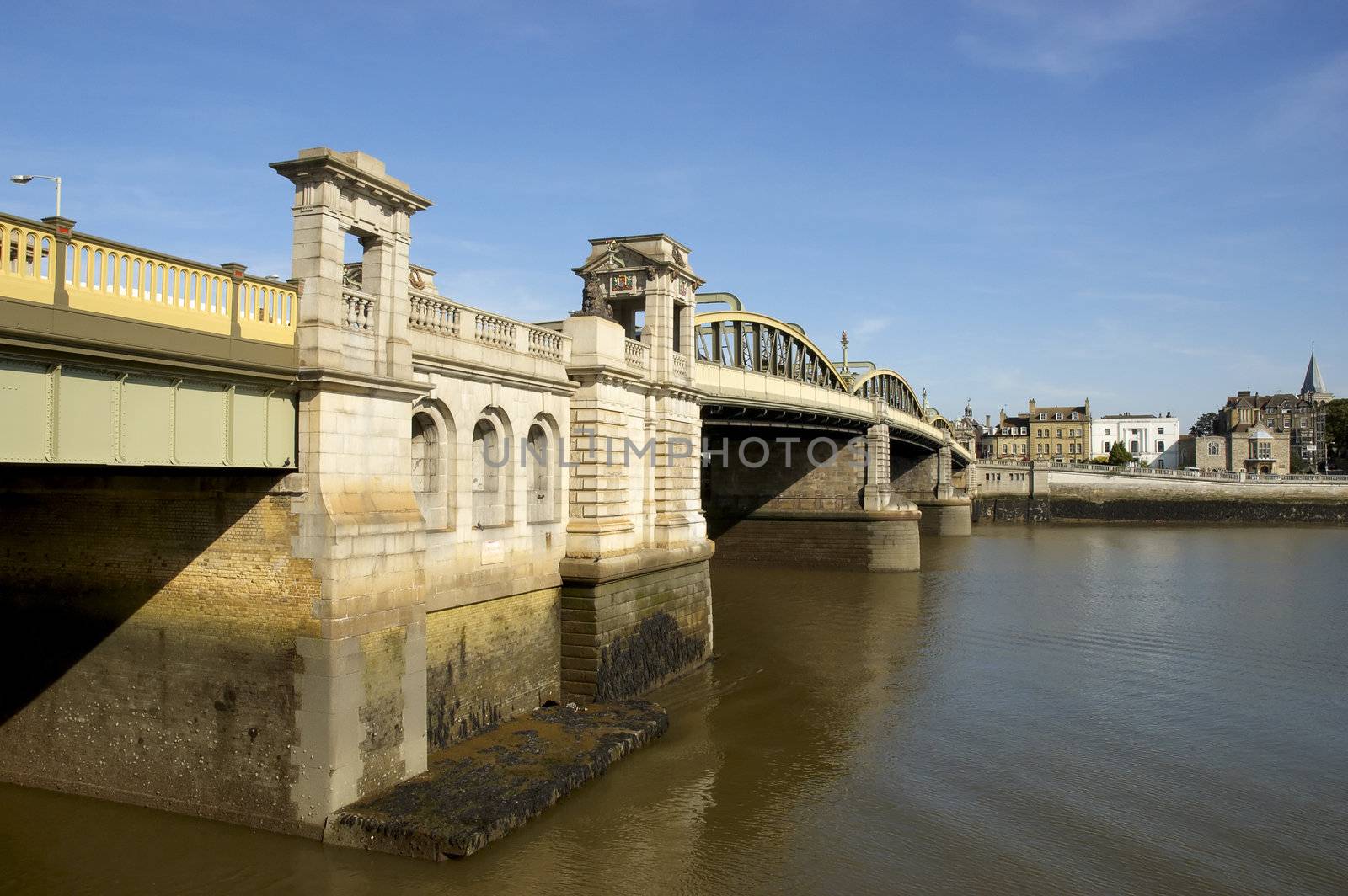 A view of the Medway Bridge in Rochester Kent, England