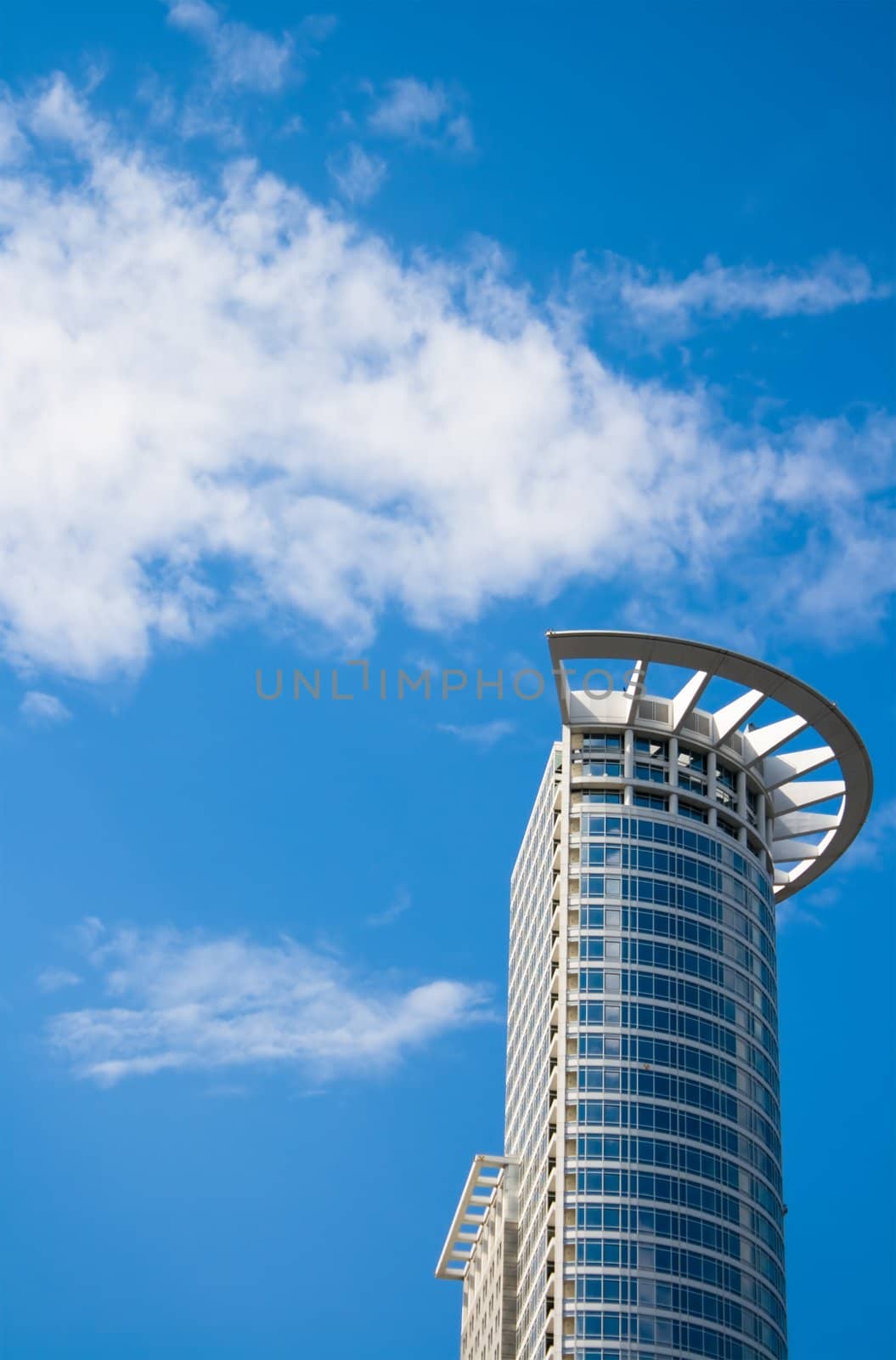 Modern skyscraper in Frankfurt, Germany