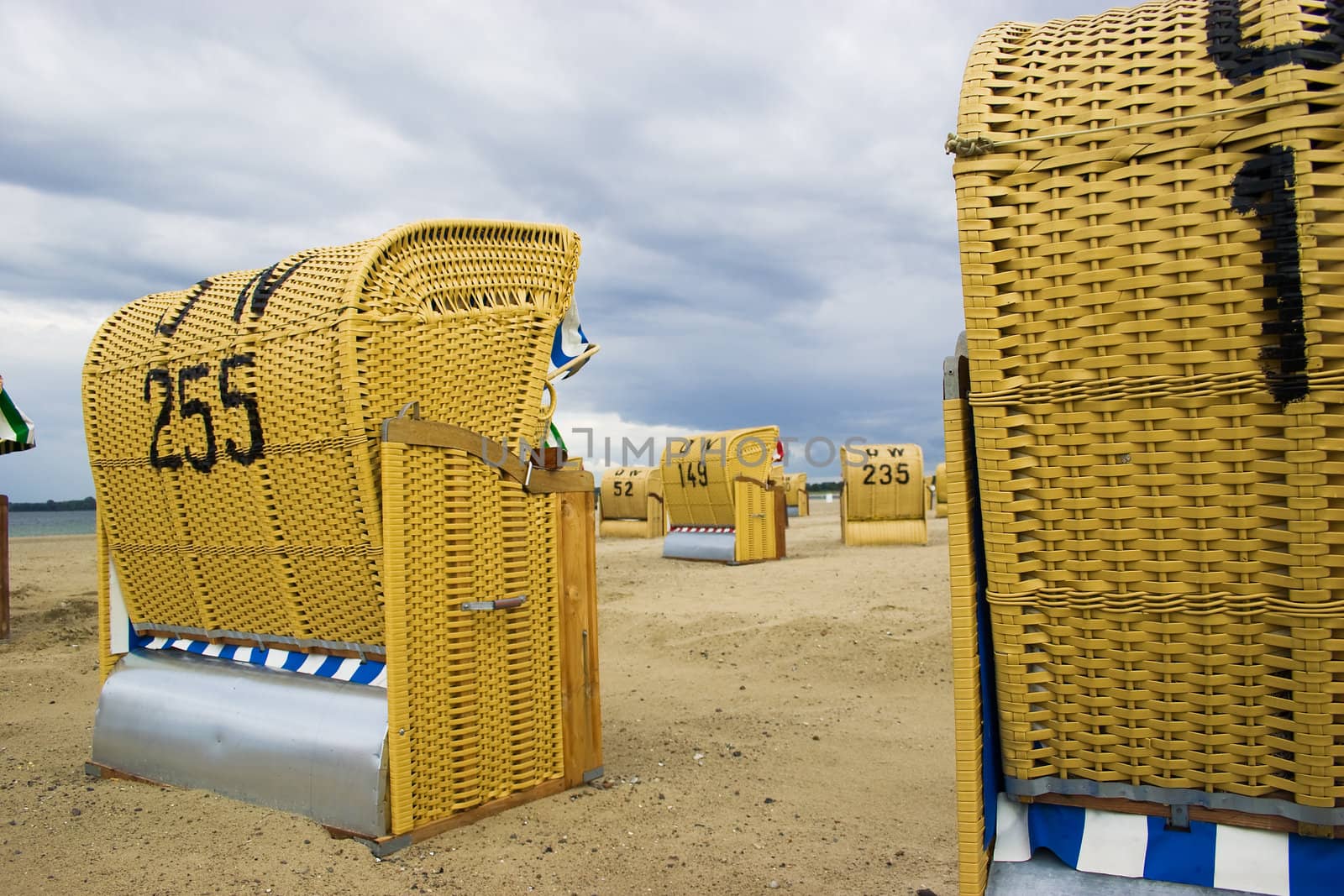 Beach wicker chairs in Germany by ints