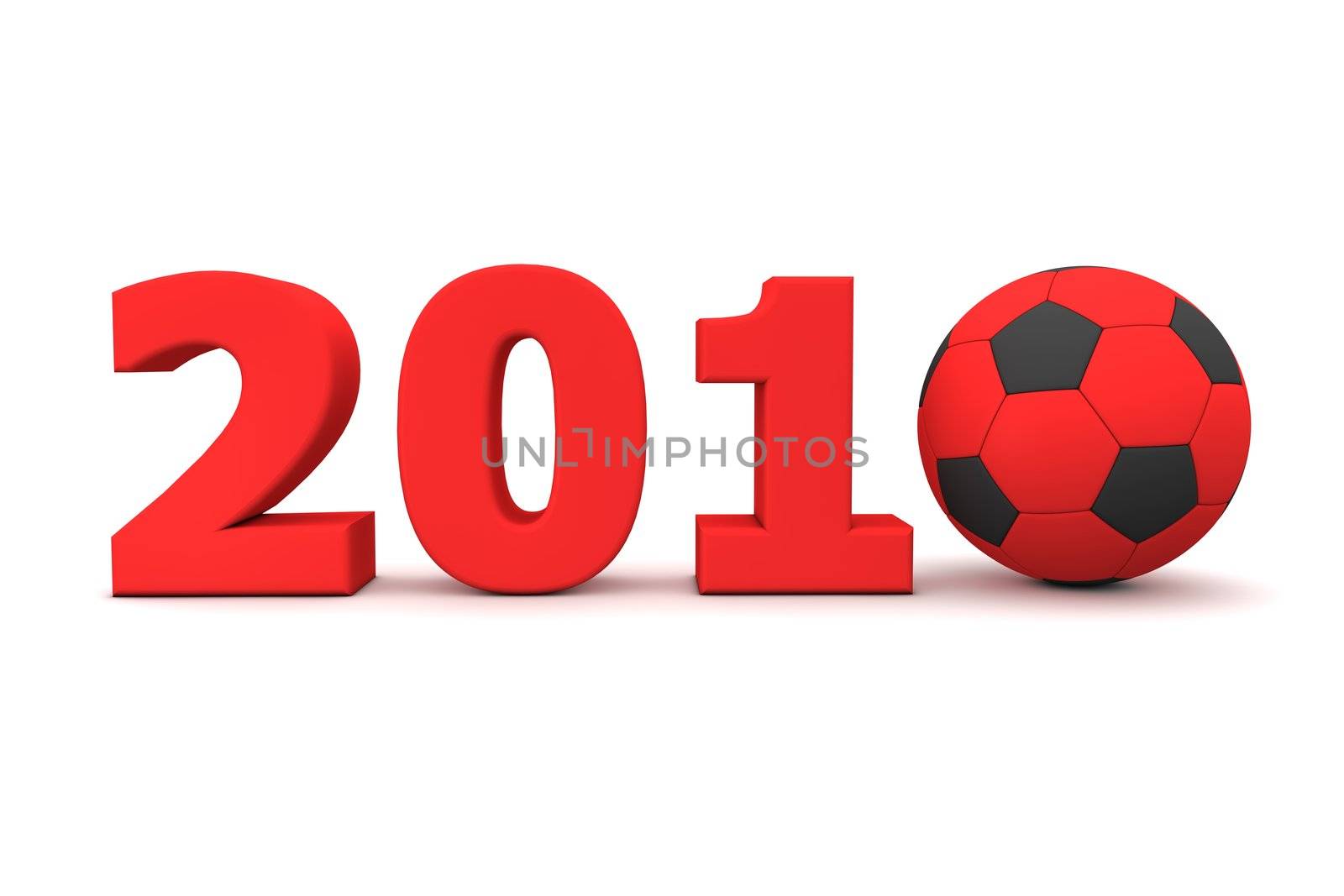 Football Year 2010 - Red by PixBox