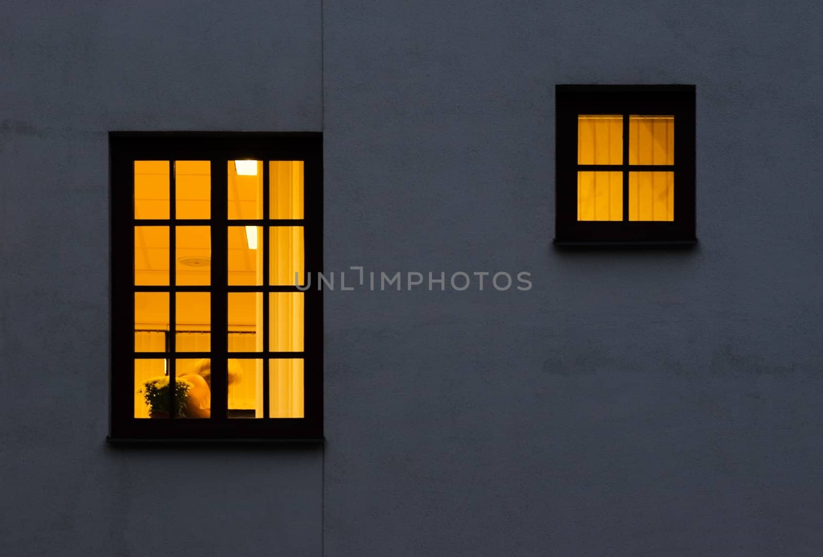 One and half yellow windows by ints