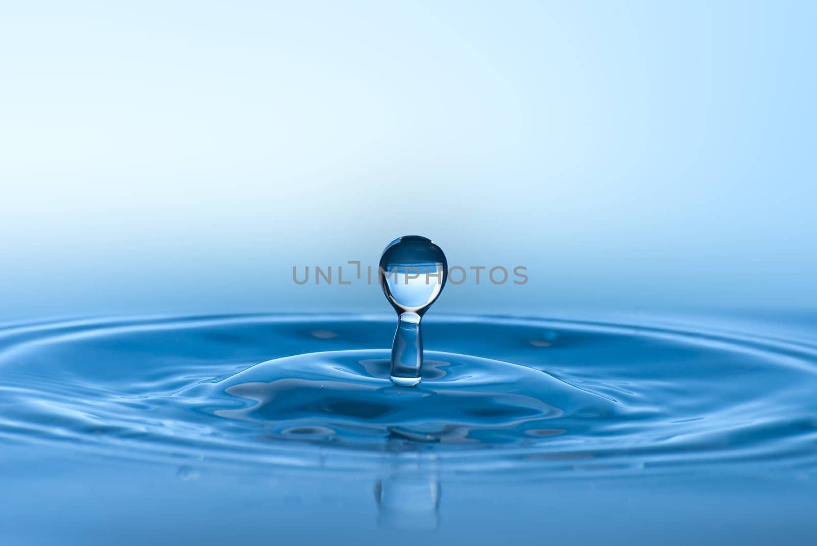 Blue water environmental abstract background - blue water drop s by mozzyb