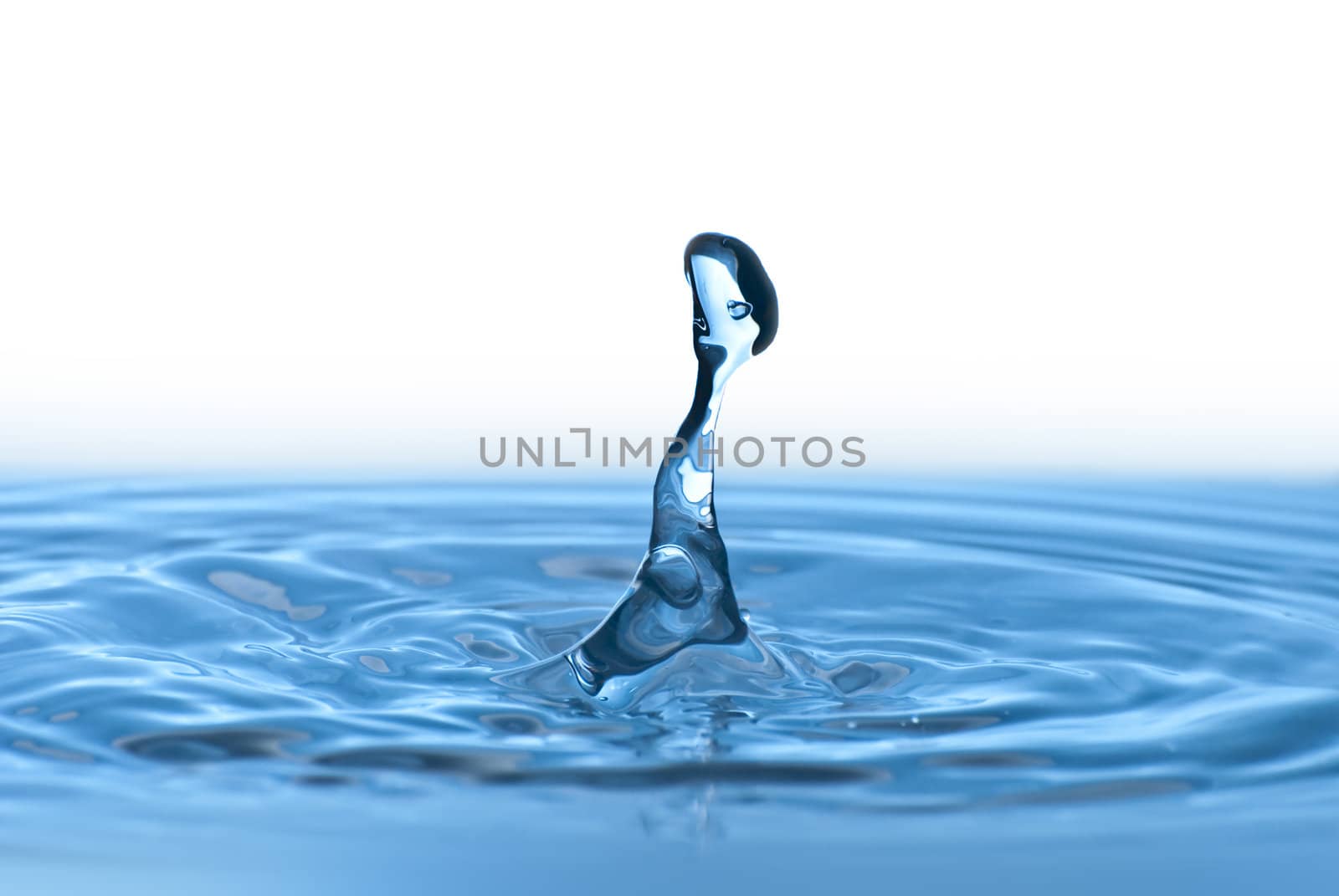 Blue water environmental abstract background - blue water drop s by mozzyb