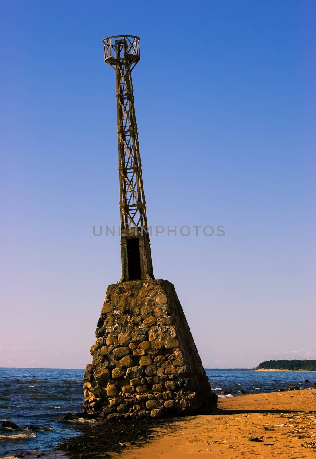 Old abandoned lighthouse by ints