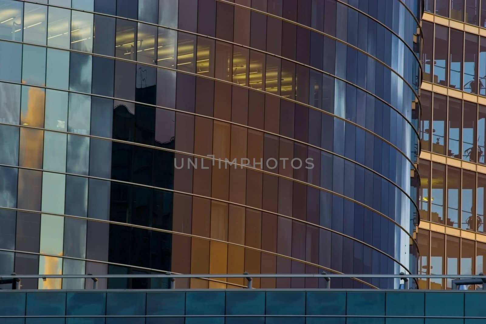 Office skyscraper building facade by ints