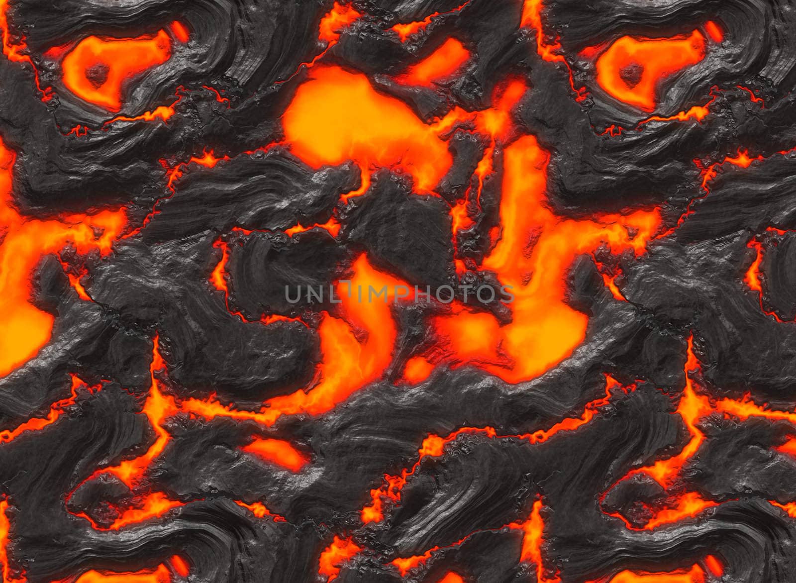 image of hot cracking lava or magma