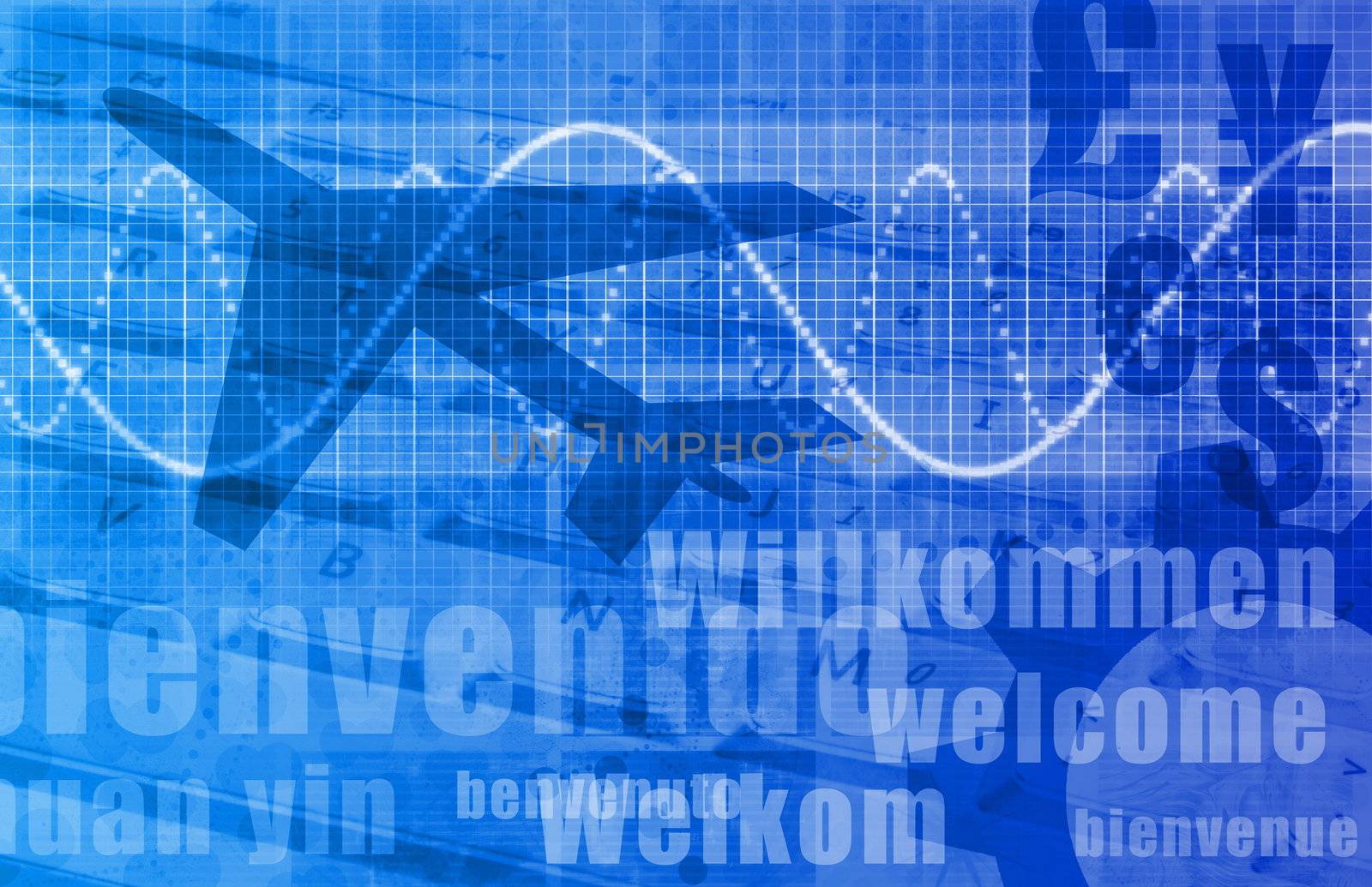 Travel Agency Abstract Background as a Art