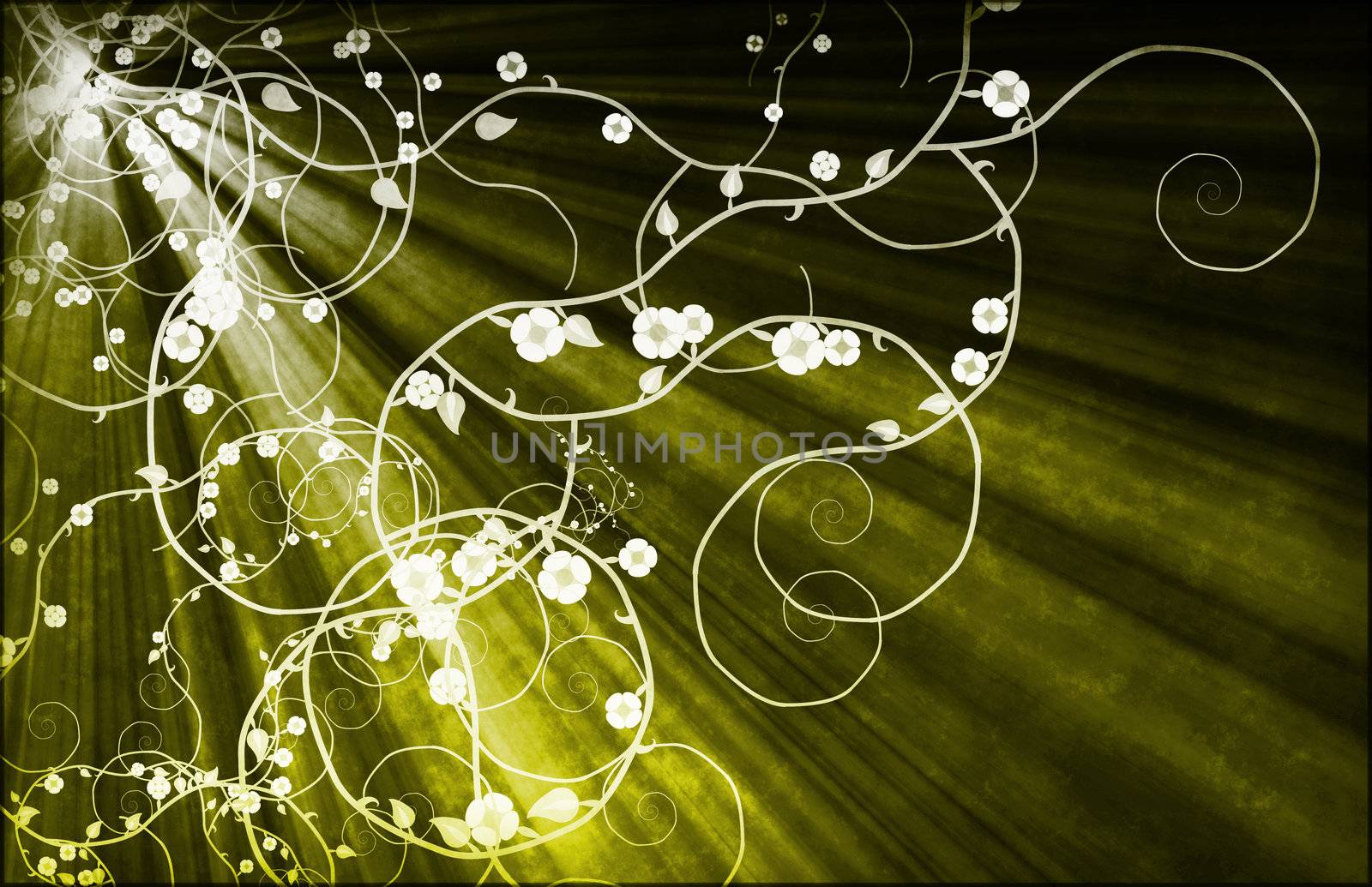 Ray of Light Beautiful Grunge as Abstract