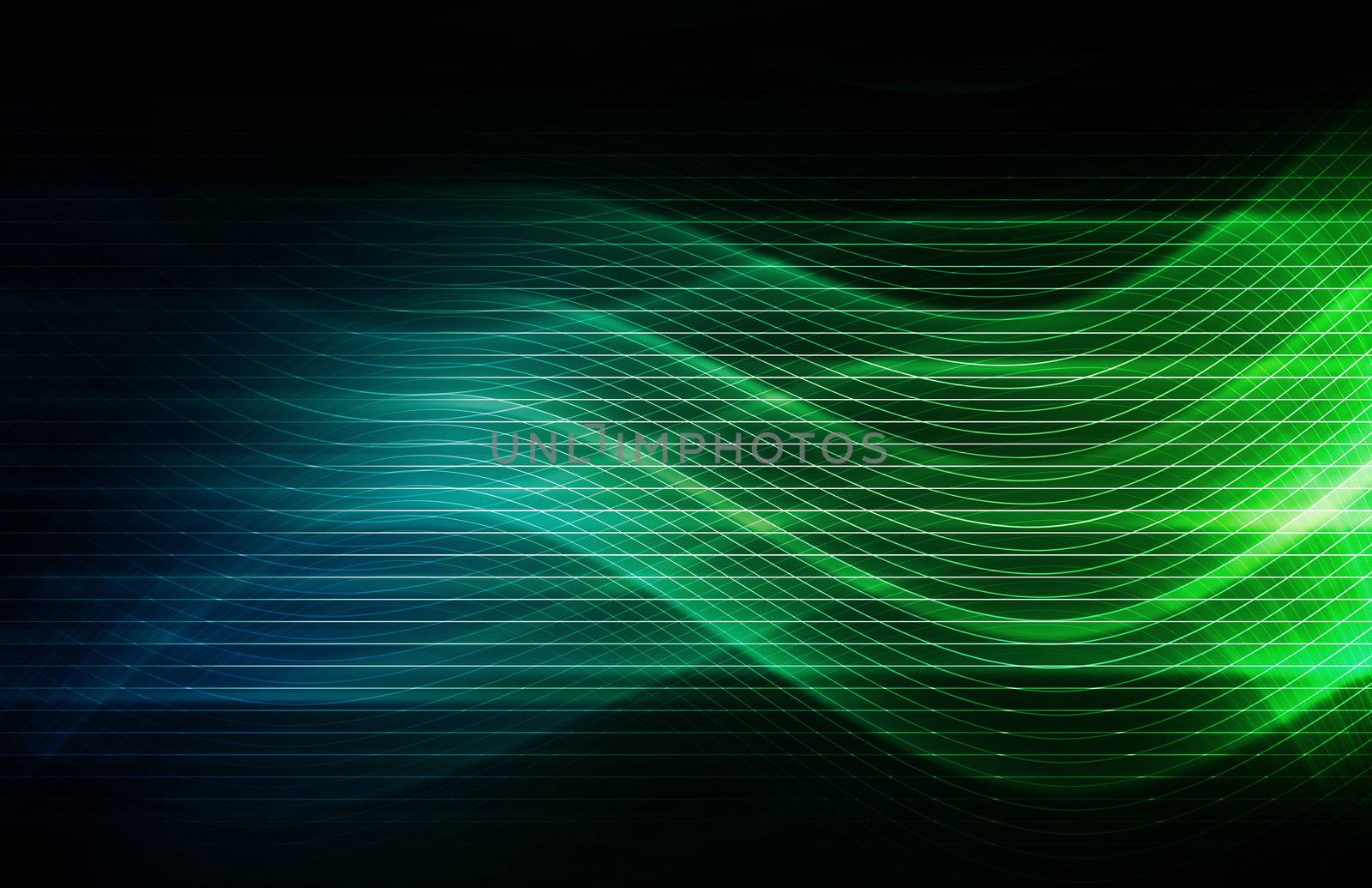 Flowing Energy as a Digital Abstract Background