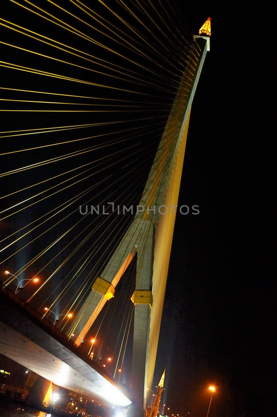 Majestic  strings bridge with amazing illumination.