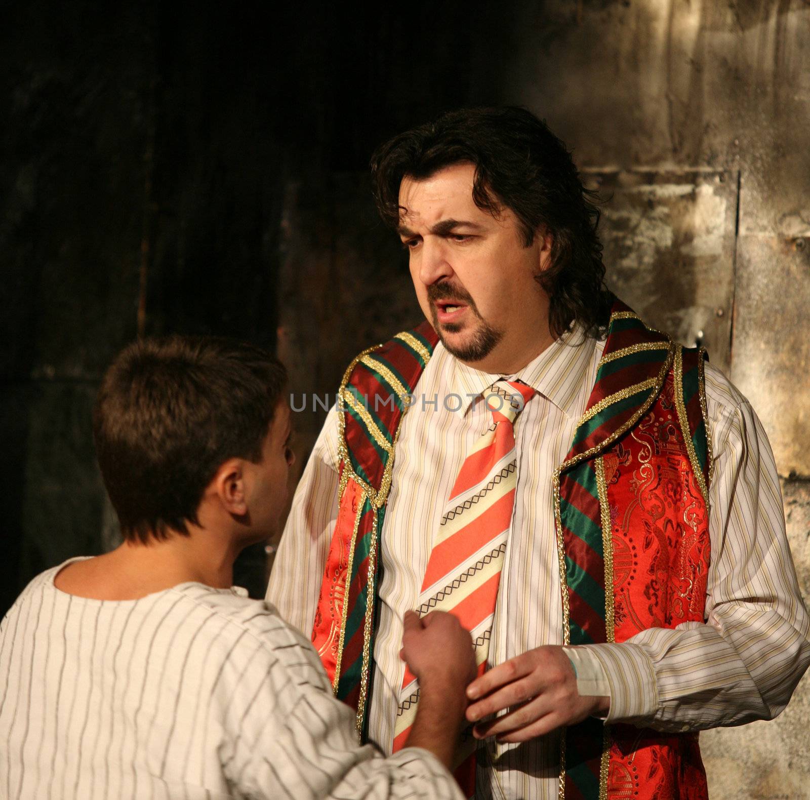 Performance " Is faster, than rabbits ". On a photo Igor Zolotovitsky
