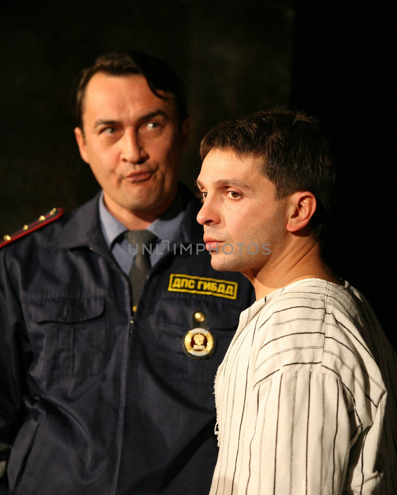 Performance " Is faster, than rabbits ". On a photo Leonid Barats and Kamil Larin
