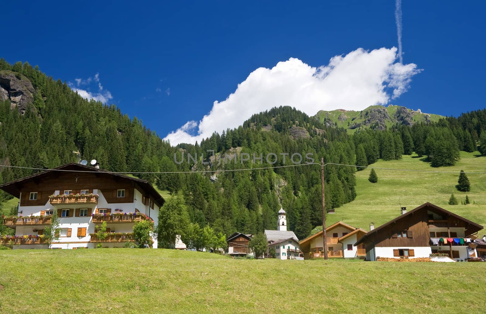 Penia is a small village near Canazei in Val di Fassa, Trentino, Italy