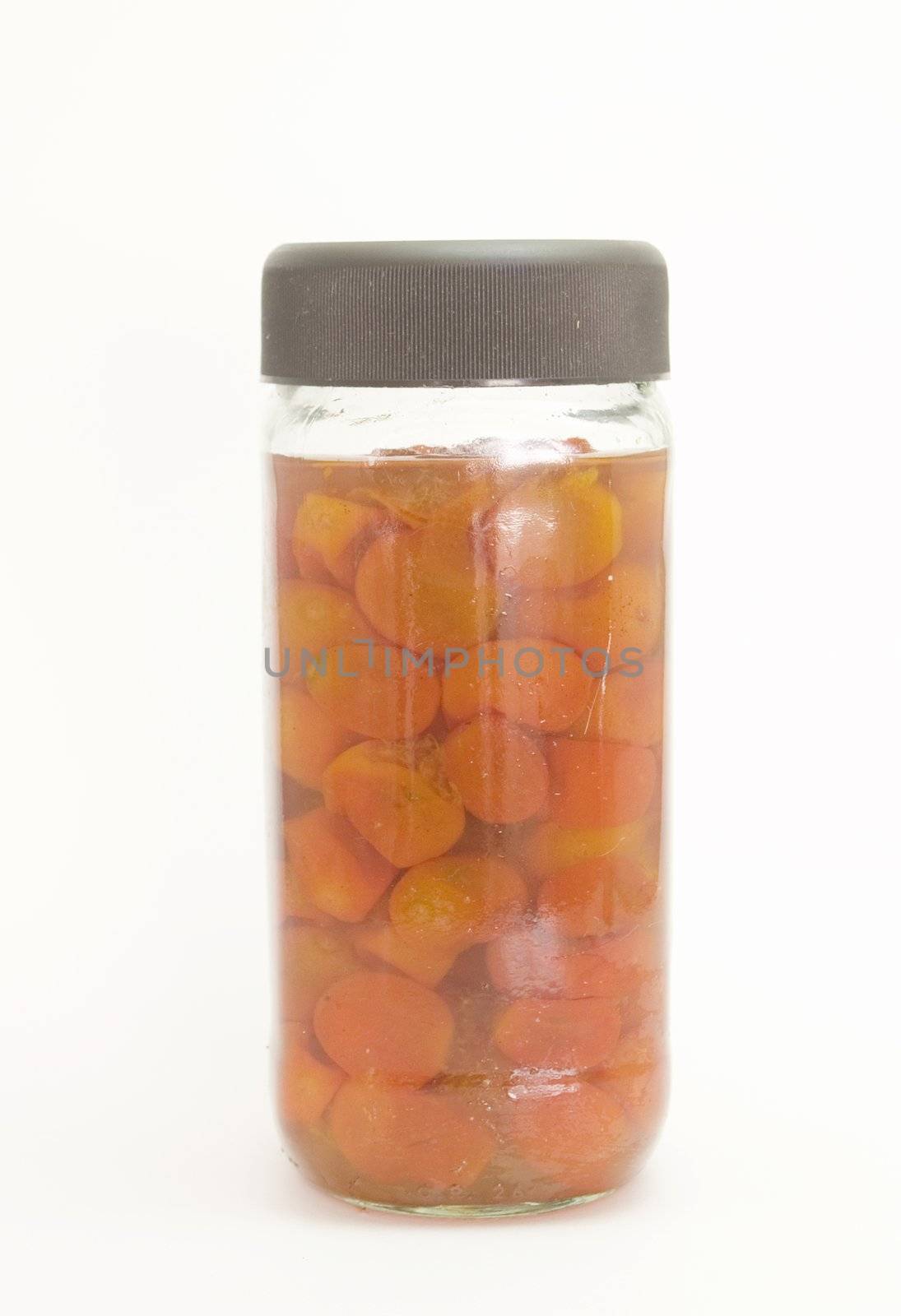 kumquat syrup bottle