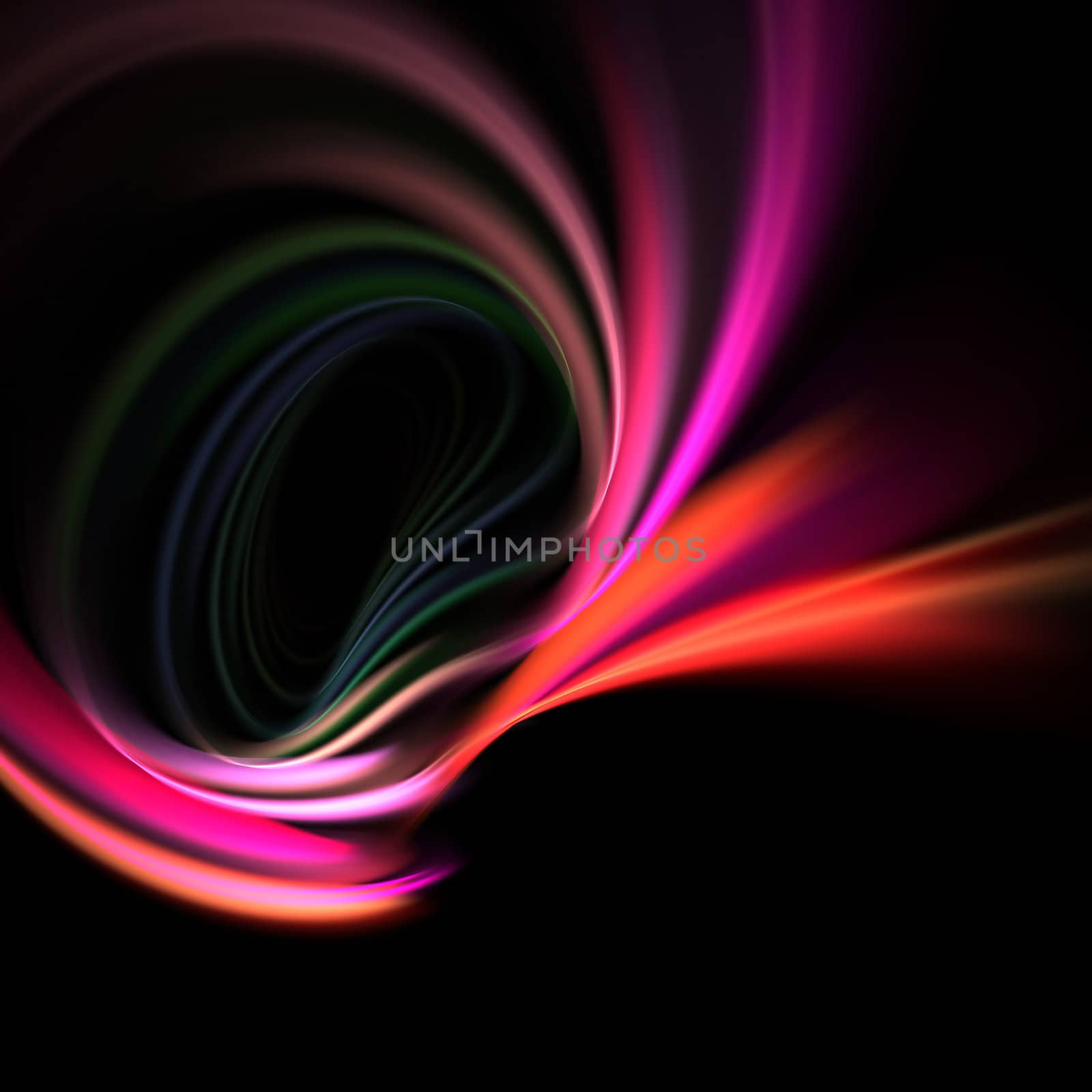 A glowing fractal vortex that works great as a background or backdrop.