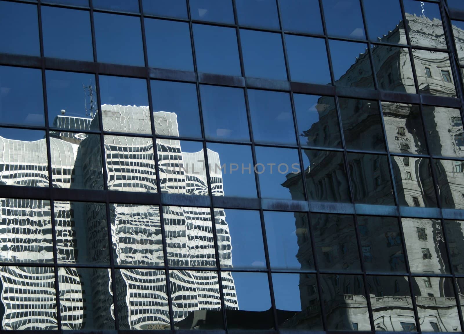 Reflections of modern buildings by anikasalsera