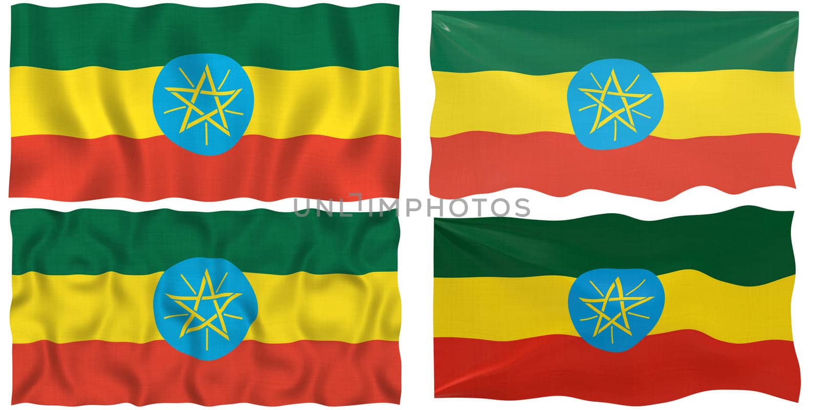 Flag of Ethopia by clearviewstock