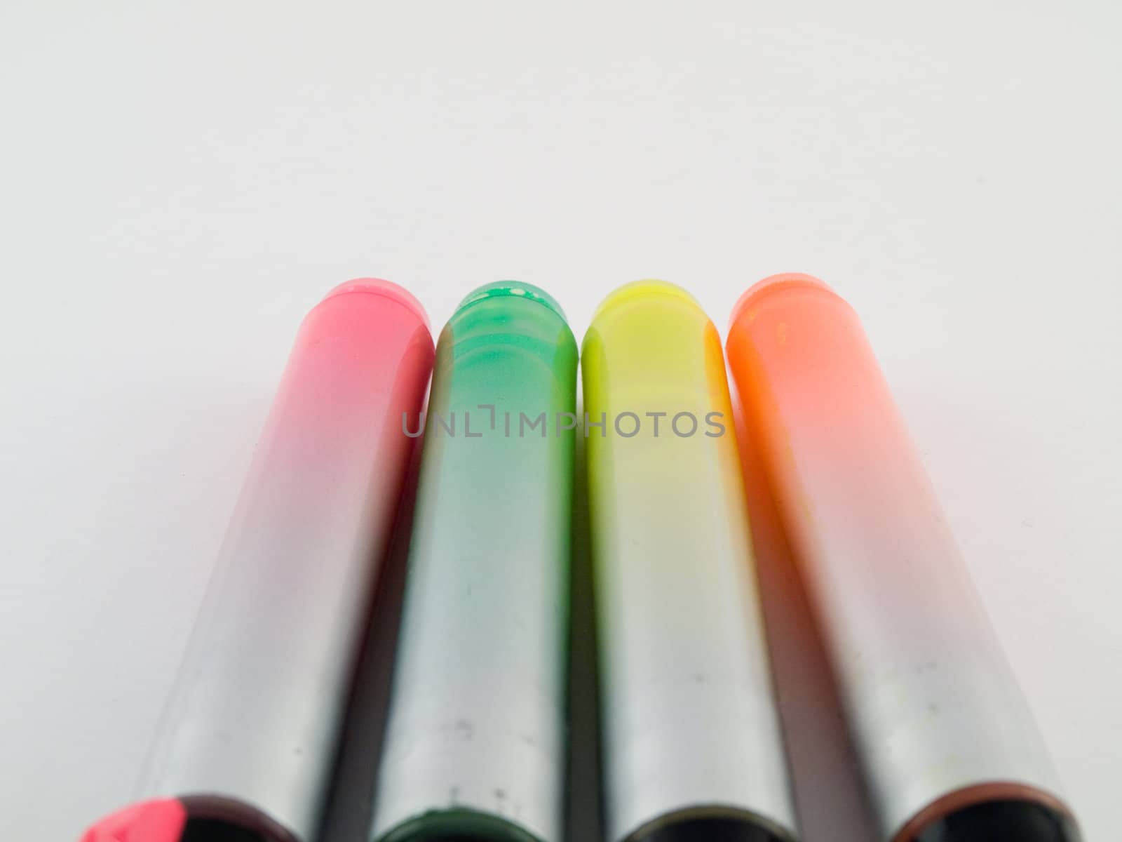 Bright Color Office Marker Highlighter Pens by bobbigmac