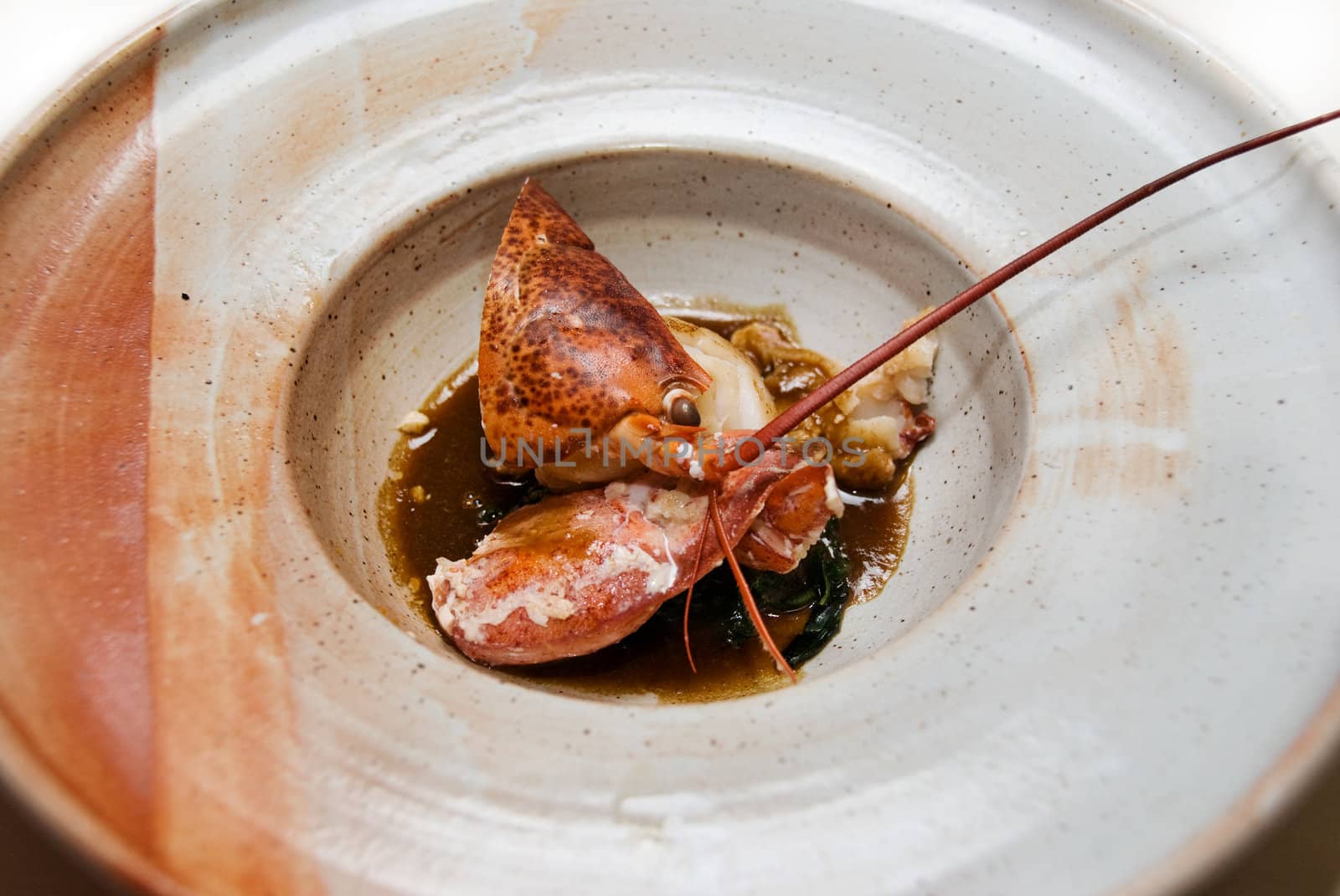 Lobster Bisque is a delicious soup starter.
