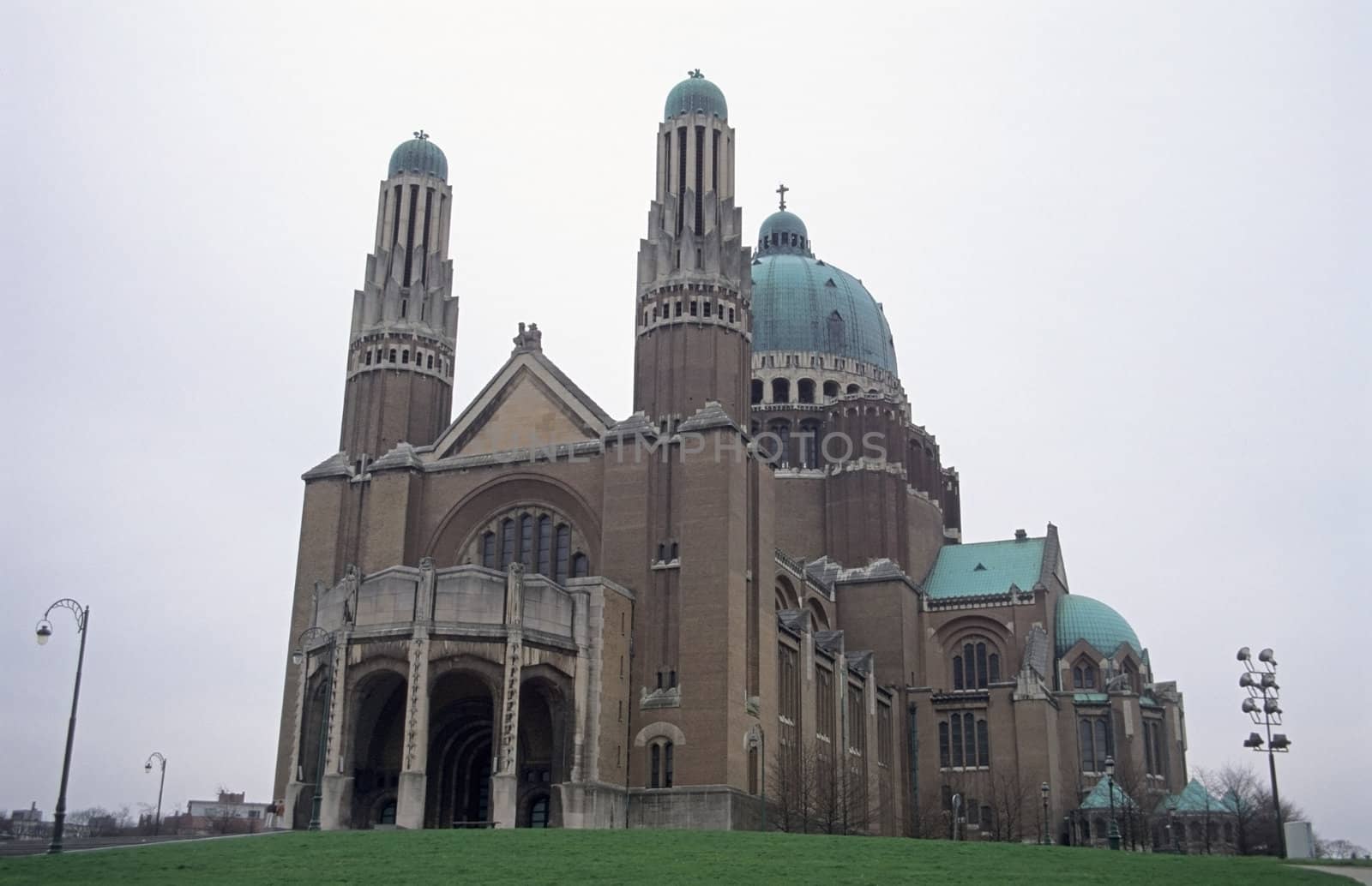 The Basilica of the Sacred Heart (Basilica of Koekelberg) in Brussels, Belgium.